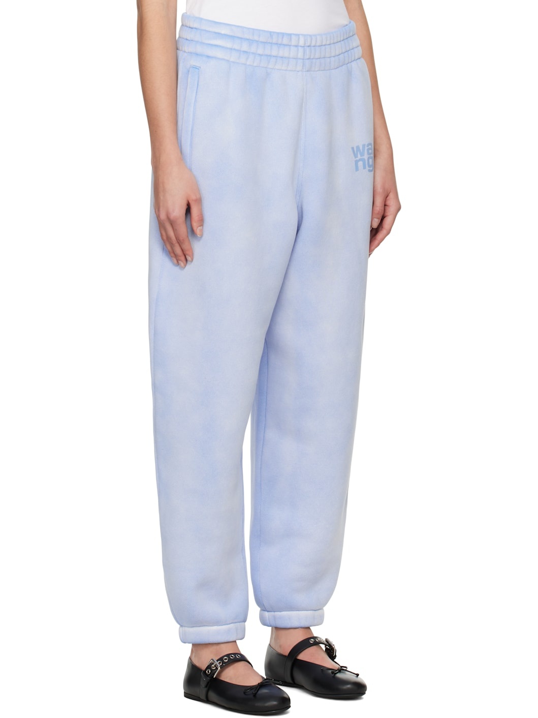 Blue Puff Logo Sweatpants - 2