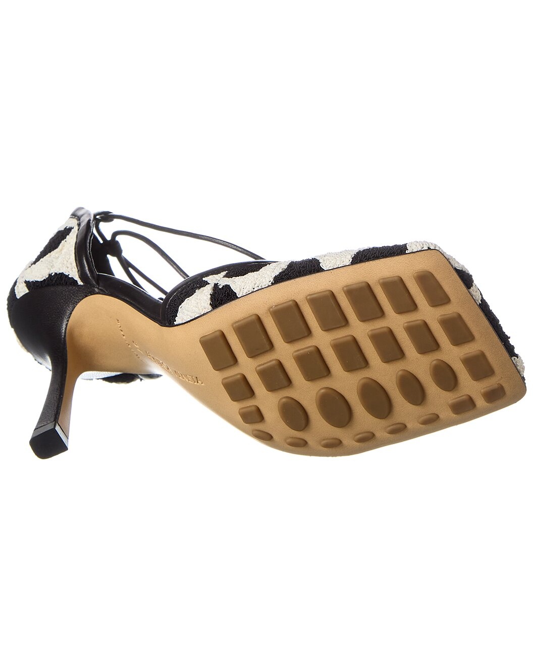 Bottega Veneta Stretch Leather-Trim Sandal - 4