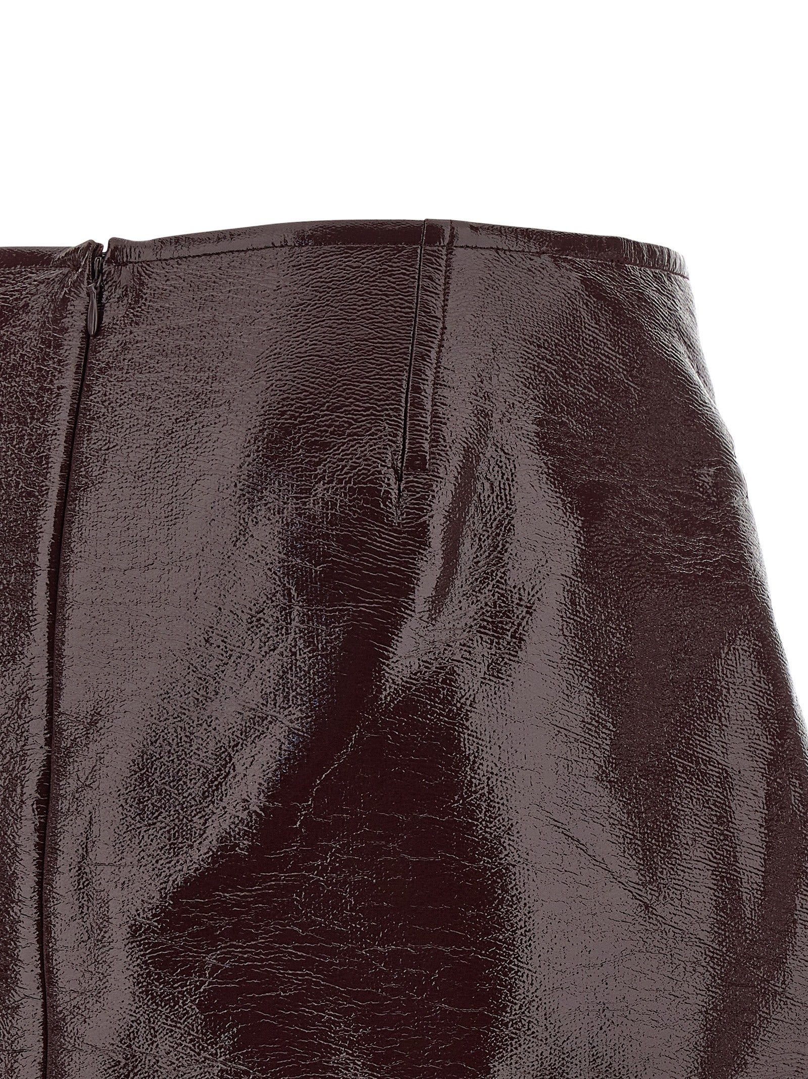Courreges Women 'Fold Vinyl Mini' Skirt - 4