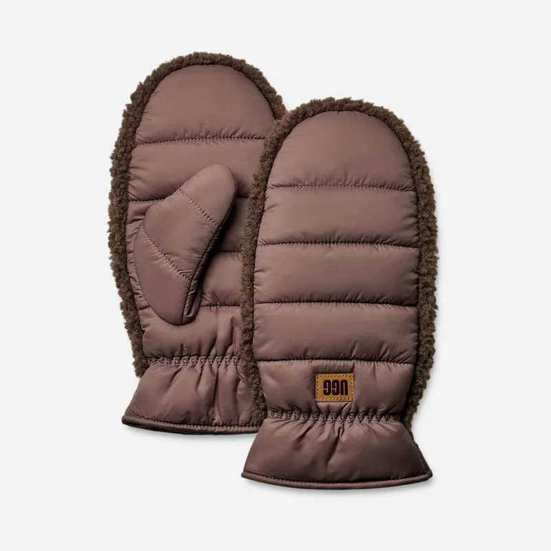 ® Women's AW ®fluff Mitten Nylon/Recycled Materials in Allspice - 1