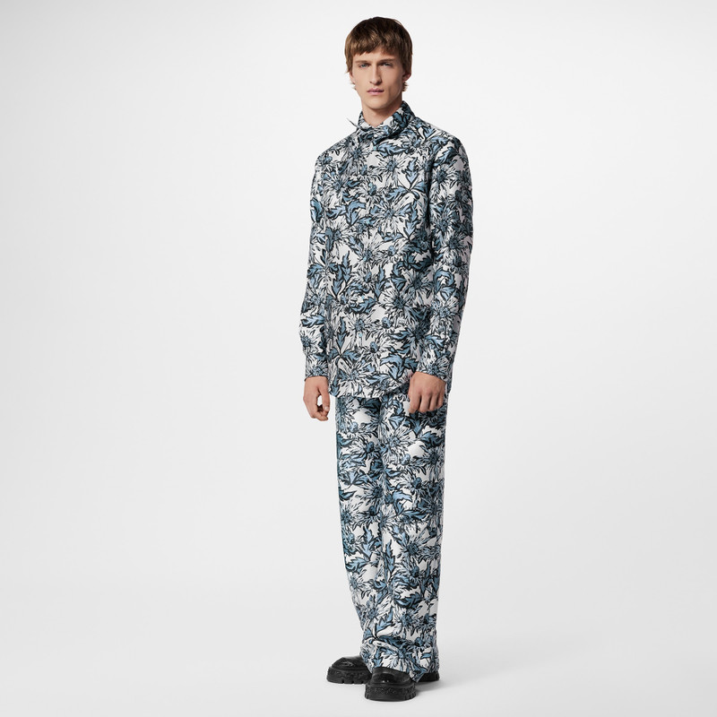 Louis Vuitton Thistle Knotted Collar Shirt outlook