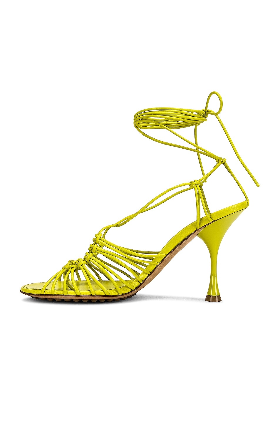 Dot Lace Up Sandals - 5