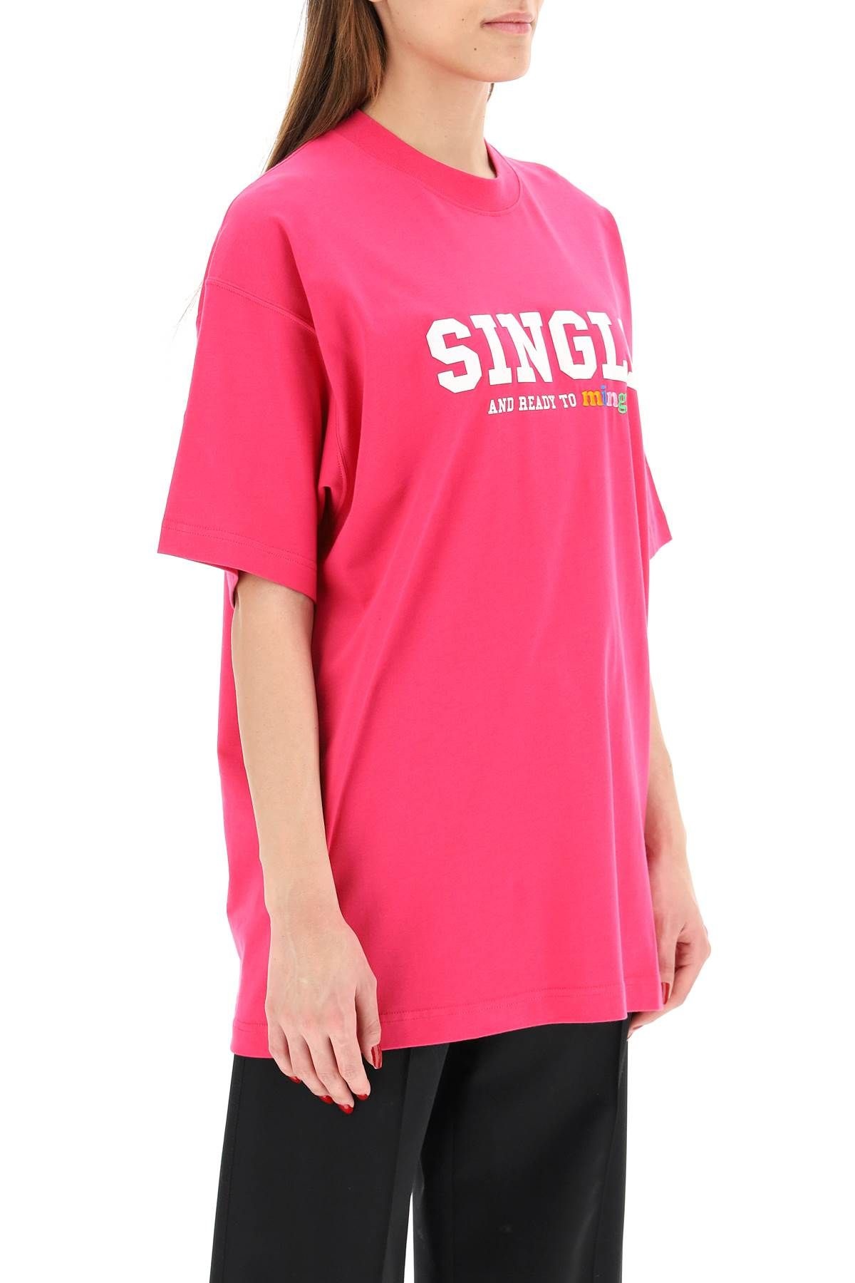 SINGLE AND READY PRINT T-SHIRT - 3