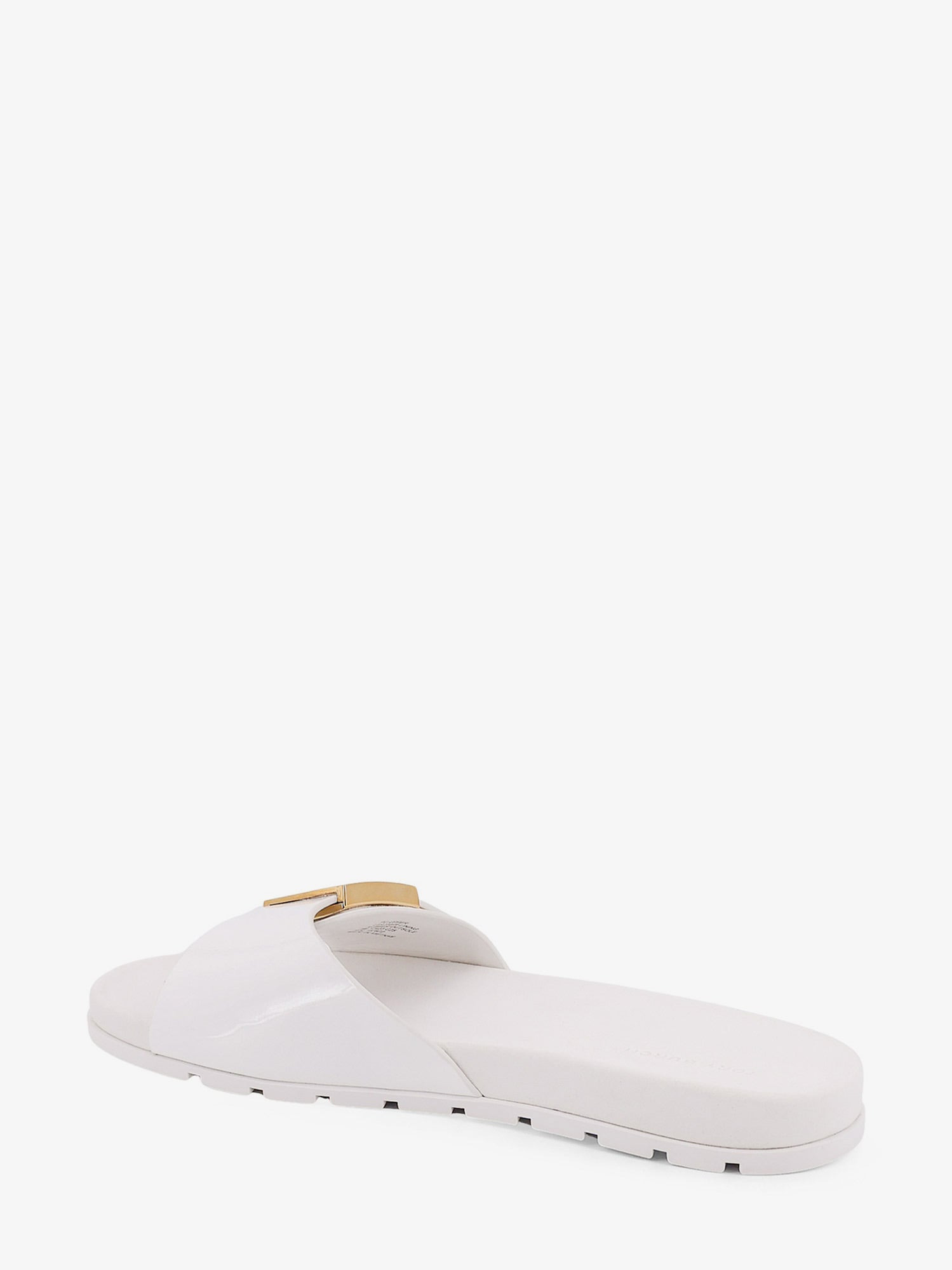 TORY BURCH - Tory Burch Patent Synthetic Leather Buckle Slide - 3