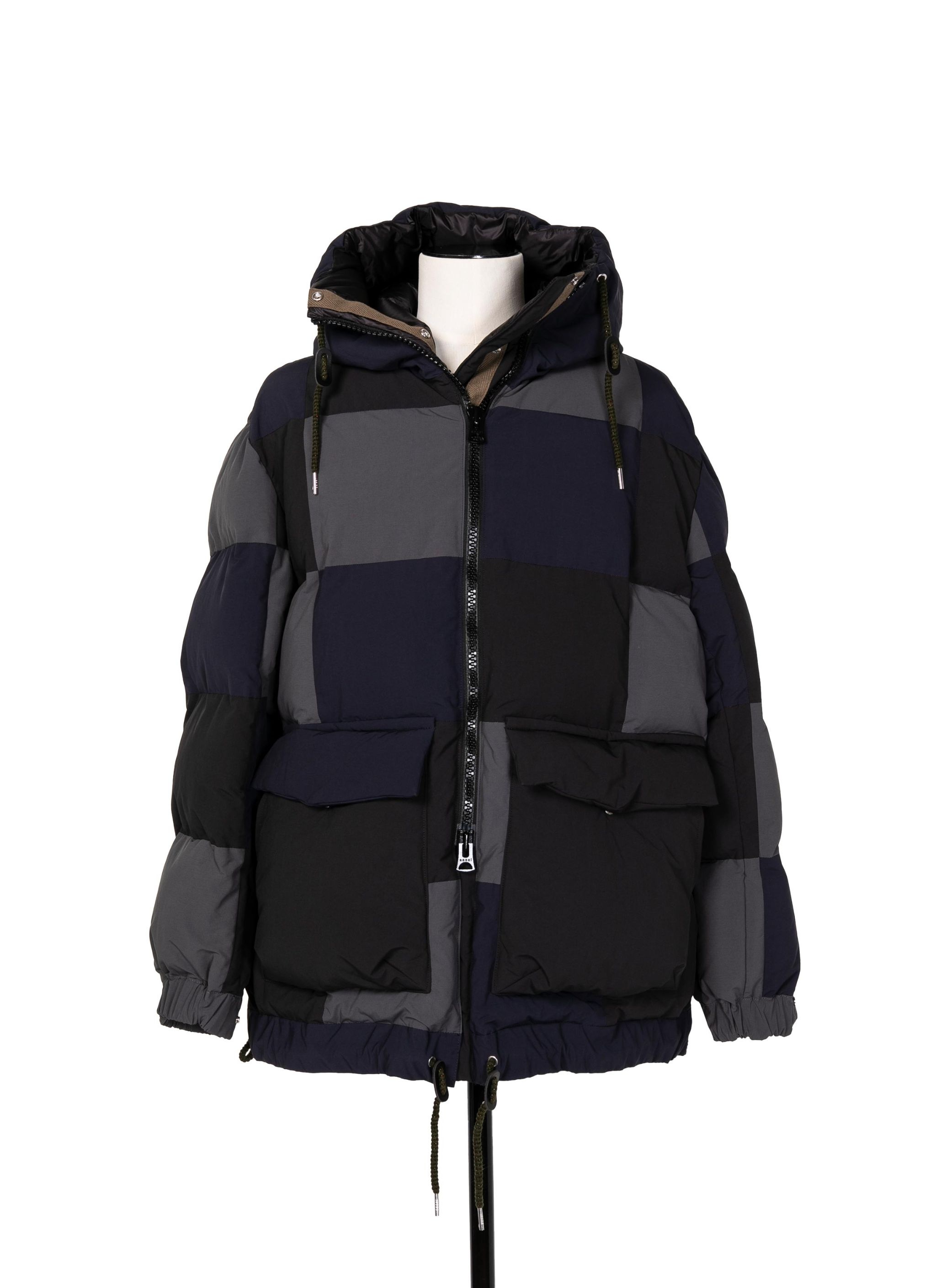 Patchwork Padded Blouson - 6