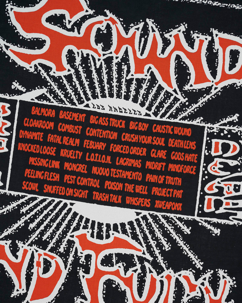 Sound & Fury 2025 Lineup Bandana - Black 3