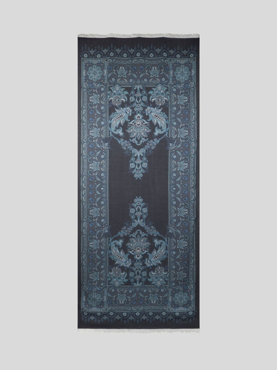 COTTON-BLEND JACQUARD SCARF - 2
