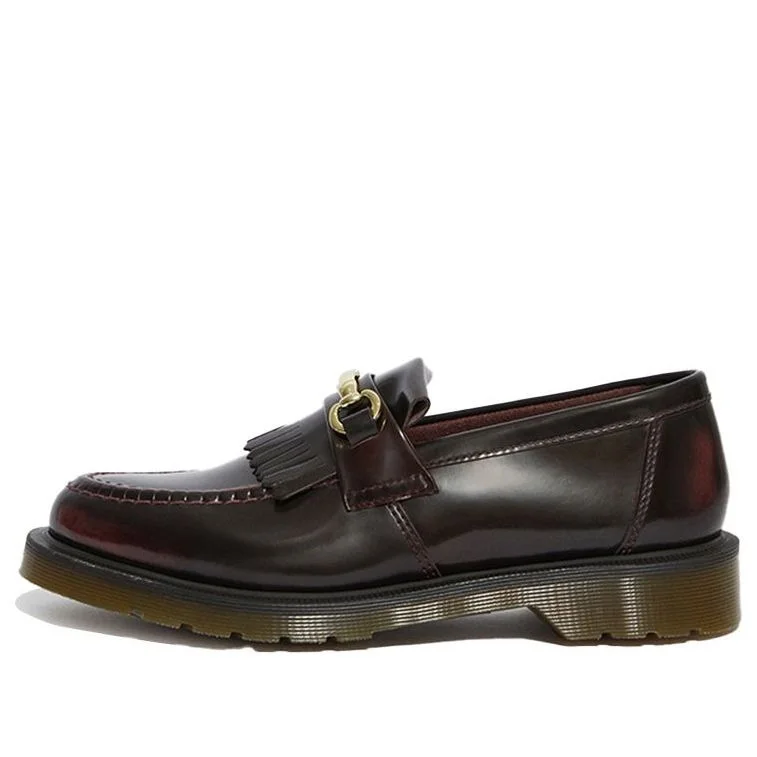 (WMNS) Dr. Martens Adrian Snaffle Loafer 'Cherry Red Arcadia' 25363600 - 1
