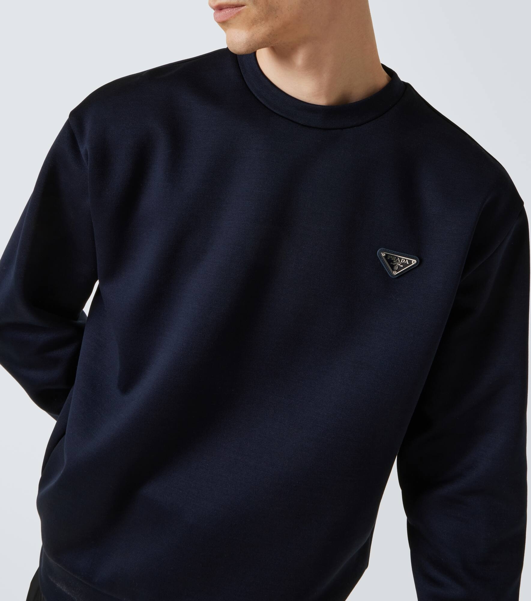 Cotton-blend jersey sweatshirt - 5