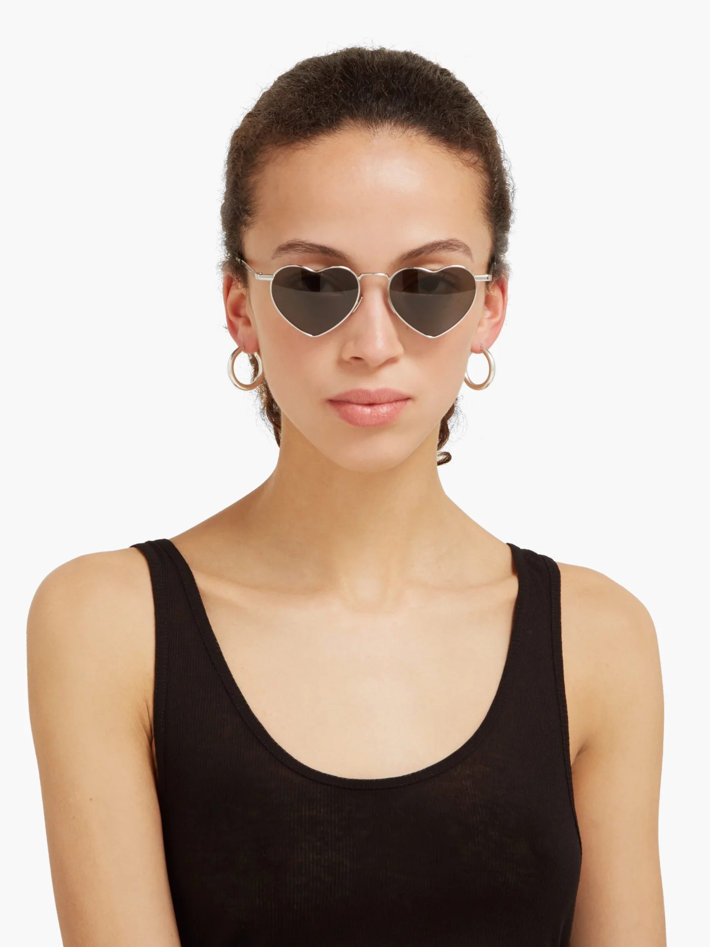 Loulou heart-shaped metal sunglasses - 2