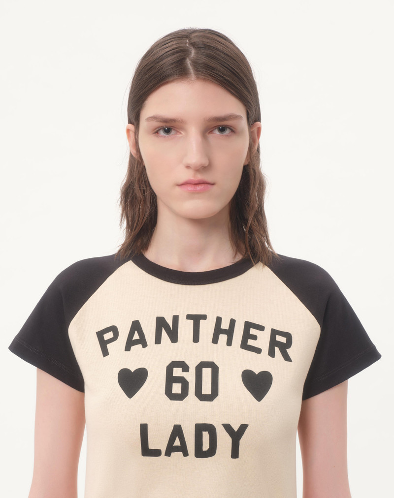 COTTON T-SHIRT WITH CHEZ VALENTINO PRINT 3