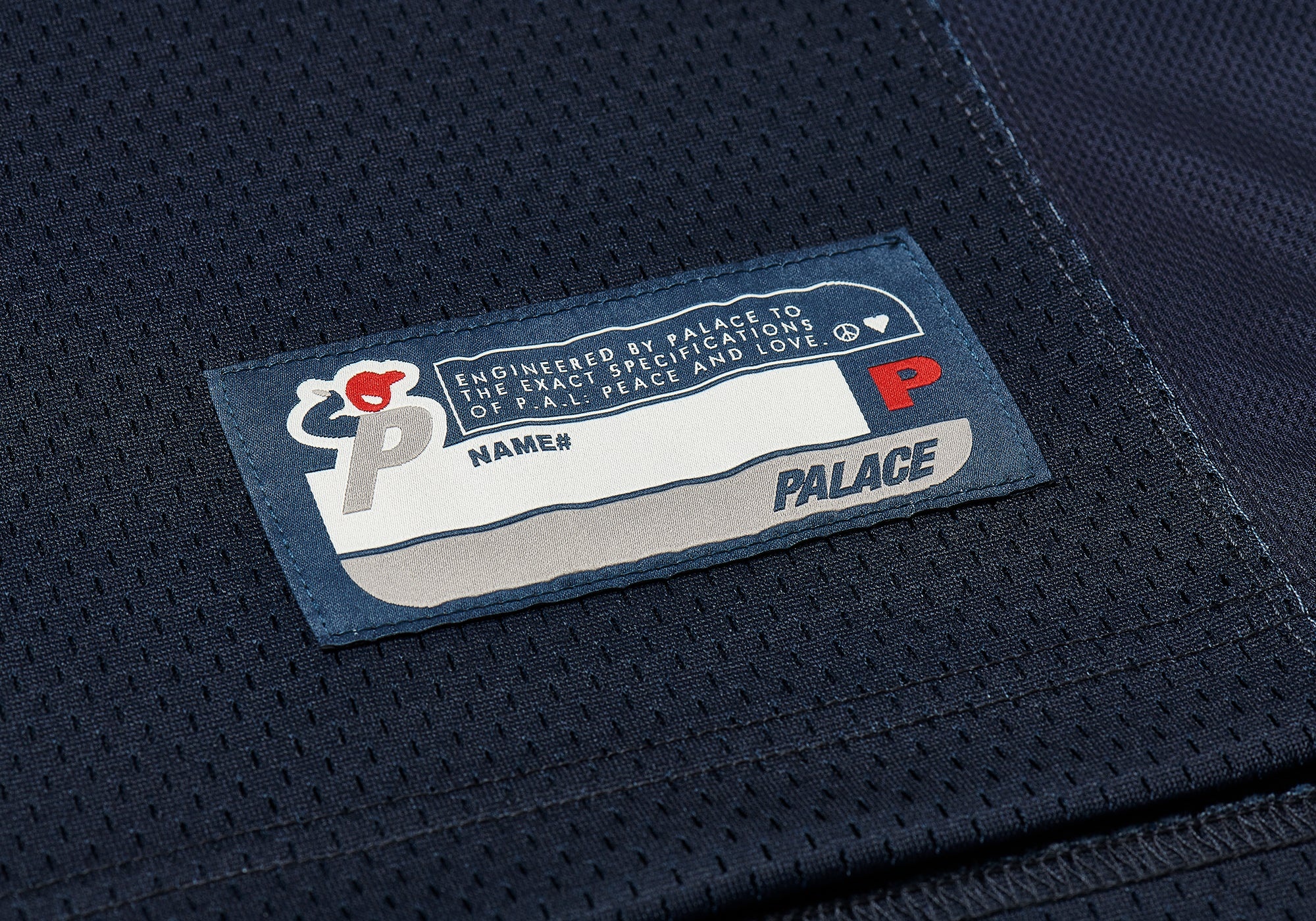 PALACE CONTENDER MESH JERSEY NAVY | REVERSIBLE