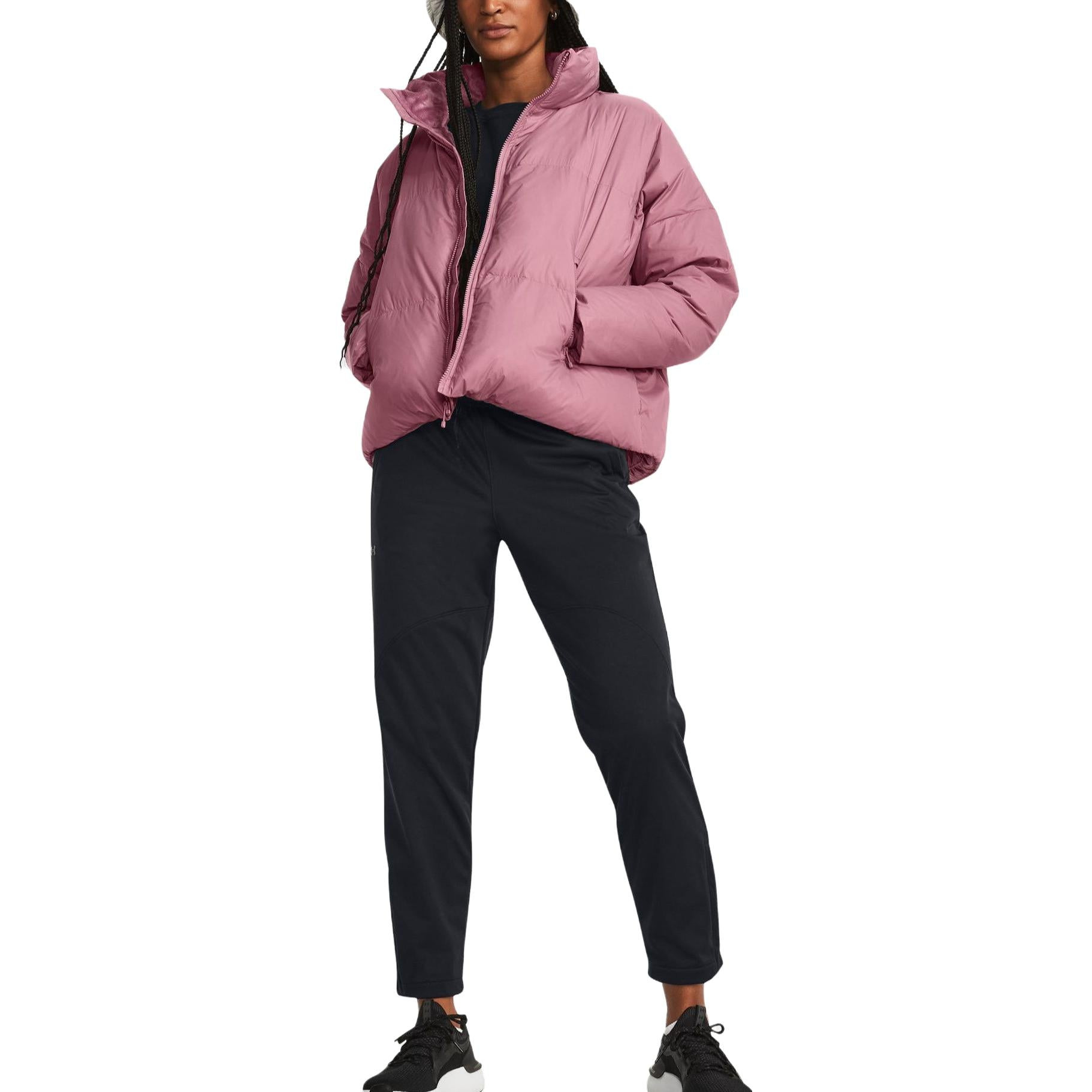 (WMNS) Under Armour ColdGear Infrared Down Puffer Jacket 'Pink' 1378858-697 - 5