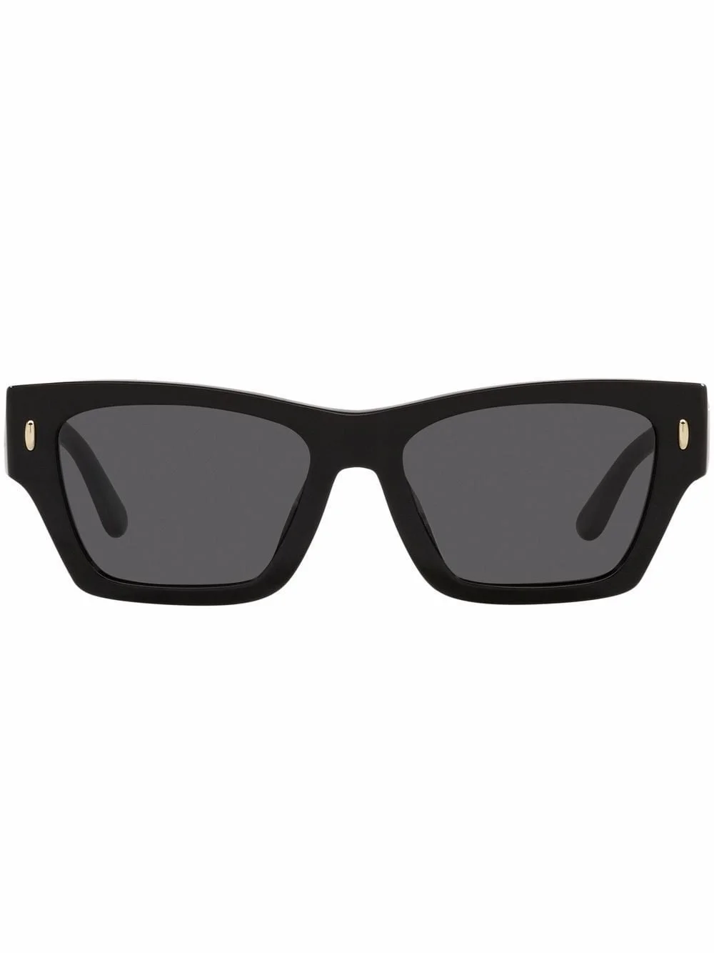 logo-plaque square-frame sunglasses - 1