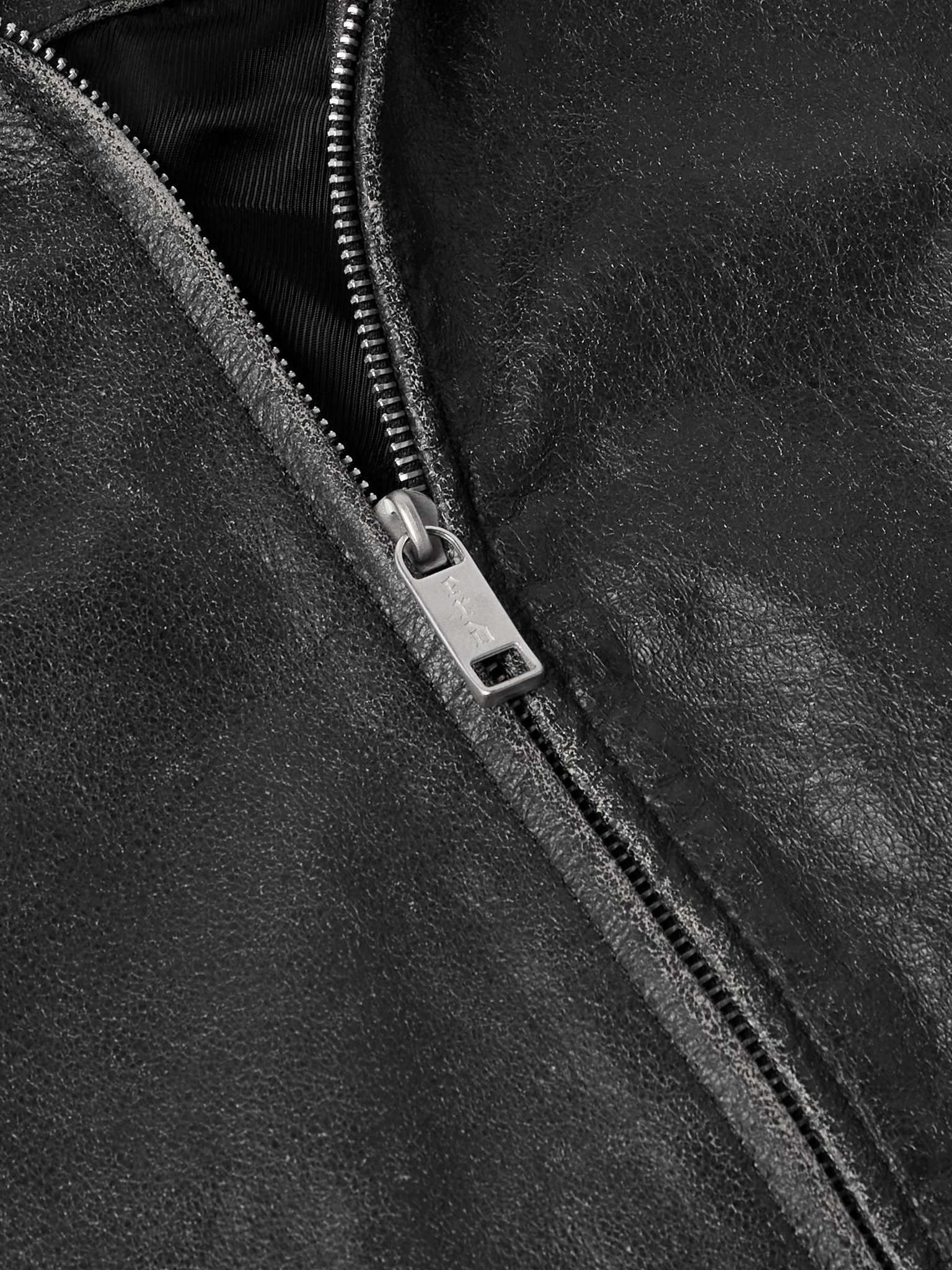 Pianist Distressed Leather Jacket - 4