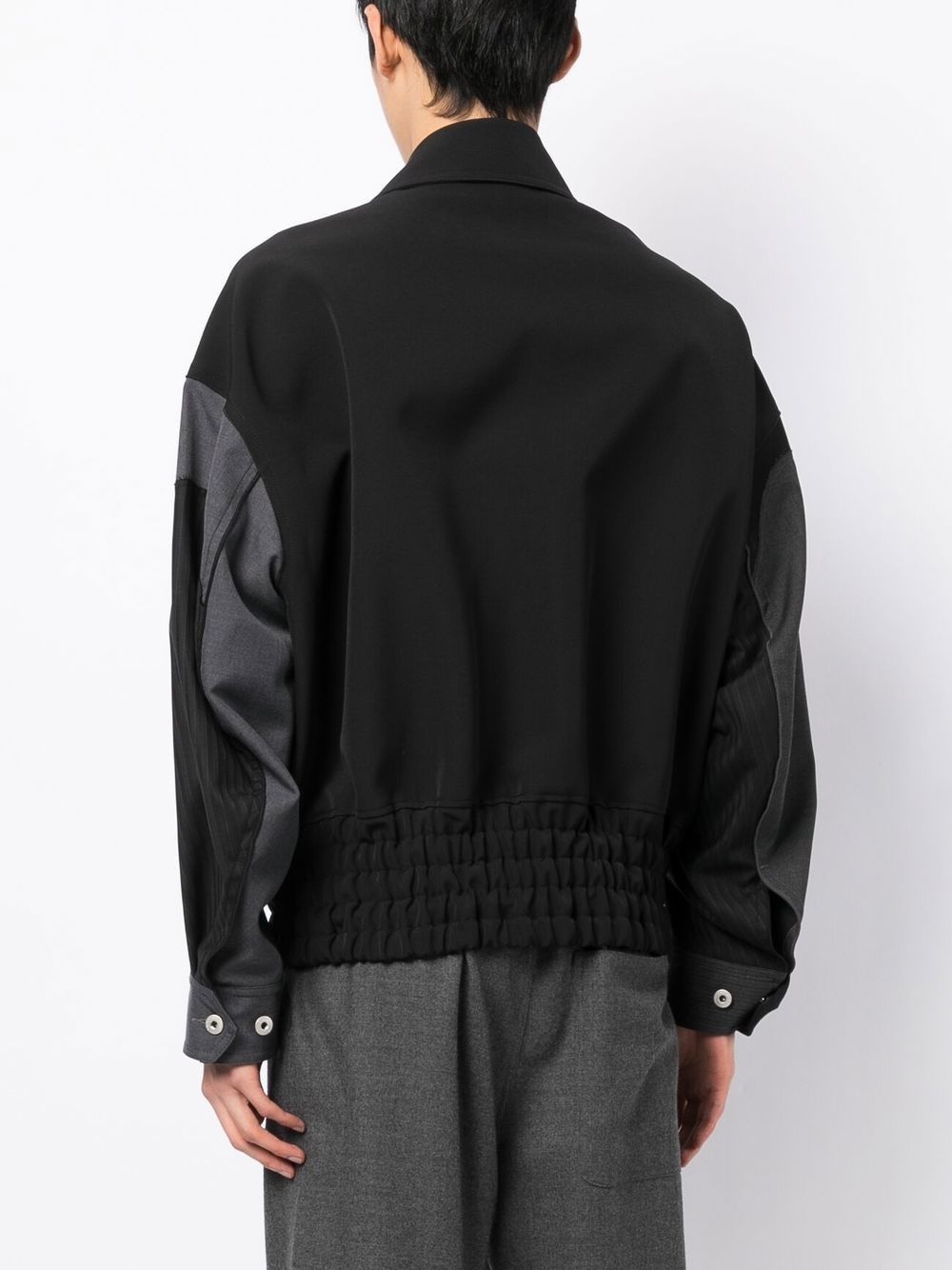 Patchwork Woollen jacket - 4
