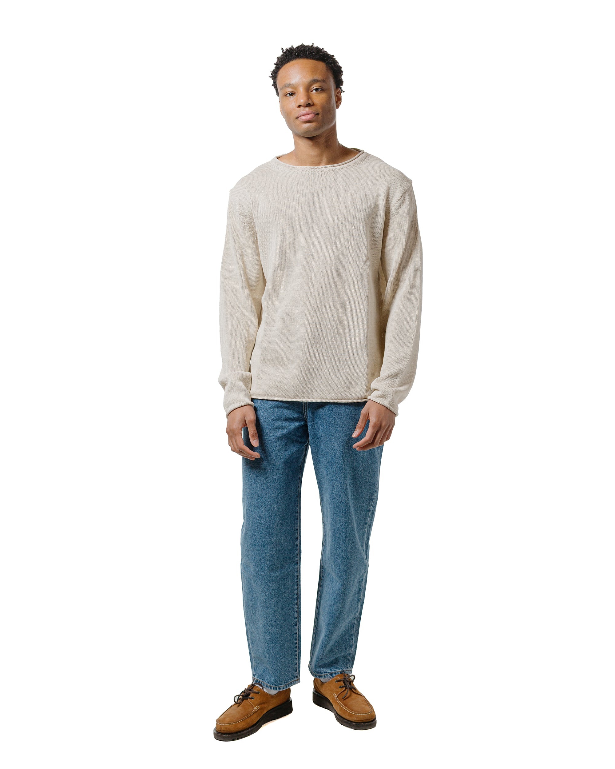 Men's Recycle Cotton Denim Mid Blue - 4