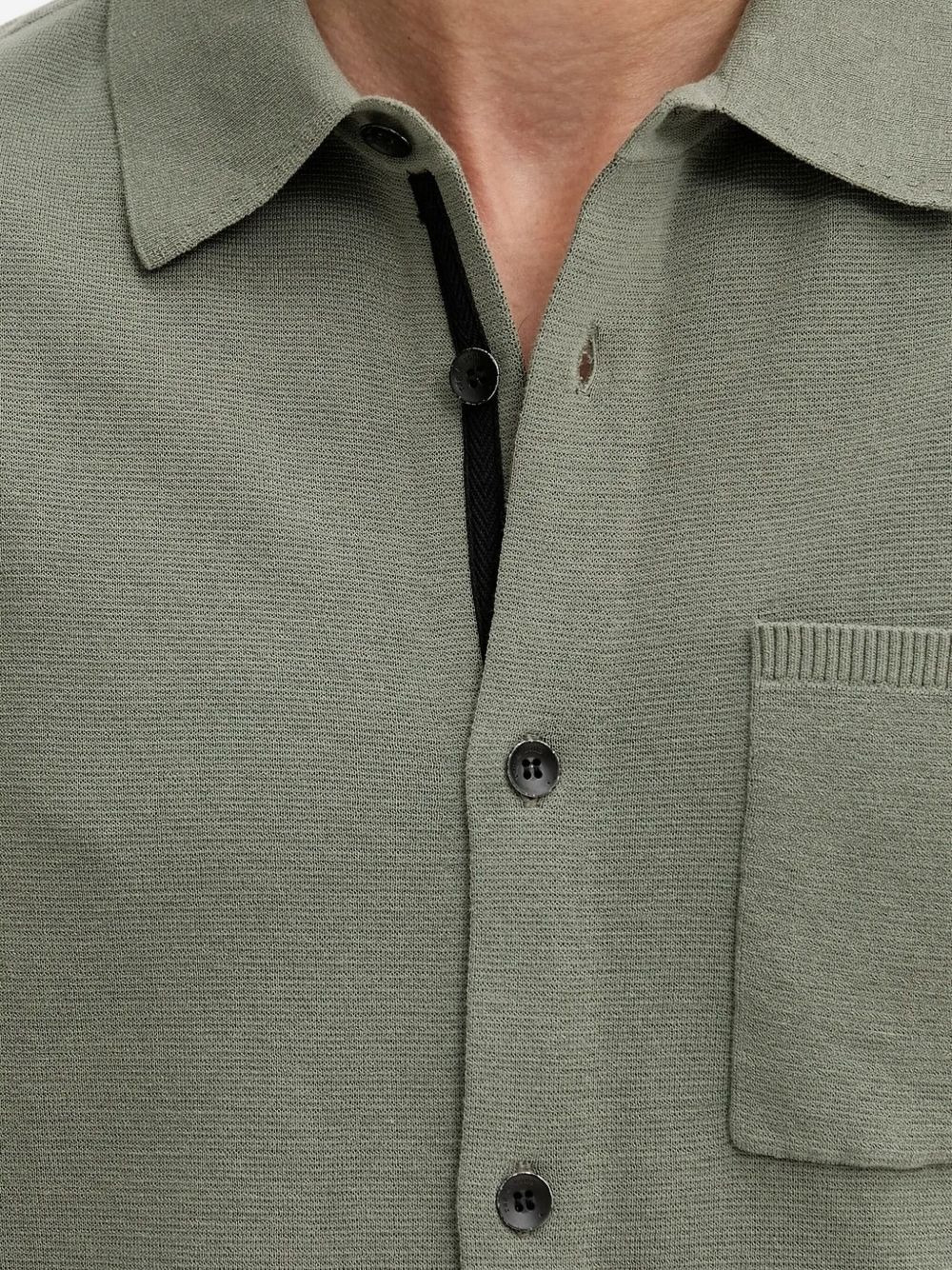 knitted pocket shirt - 4