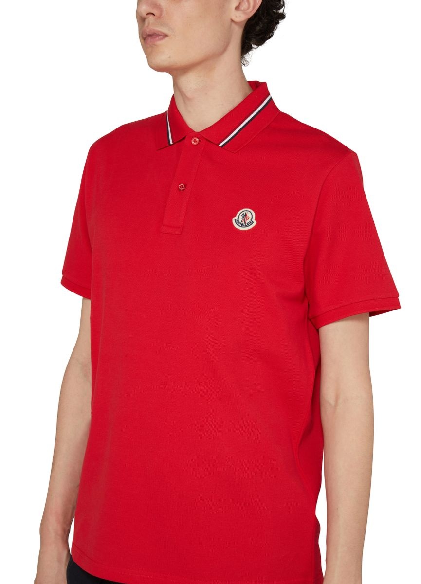 Moncler Short-sleeved polo shirt with logo | 24s | REVERSIBLE