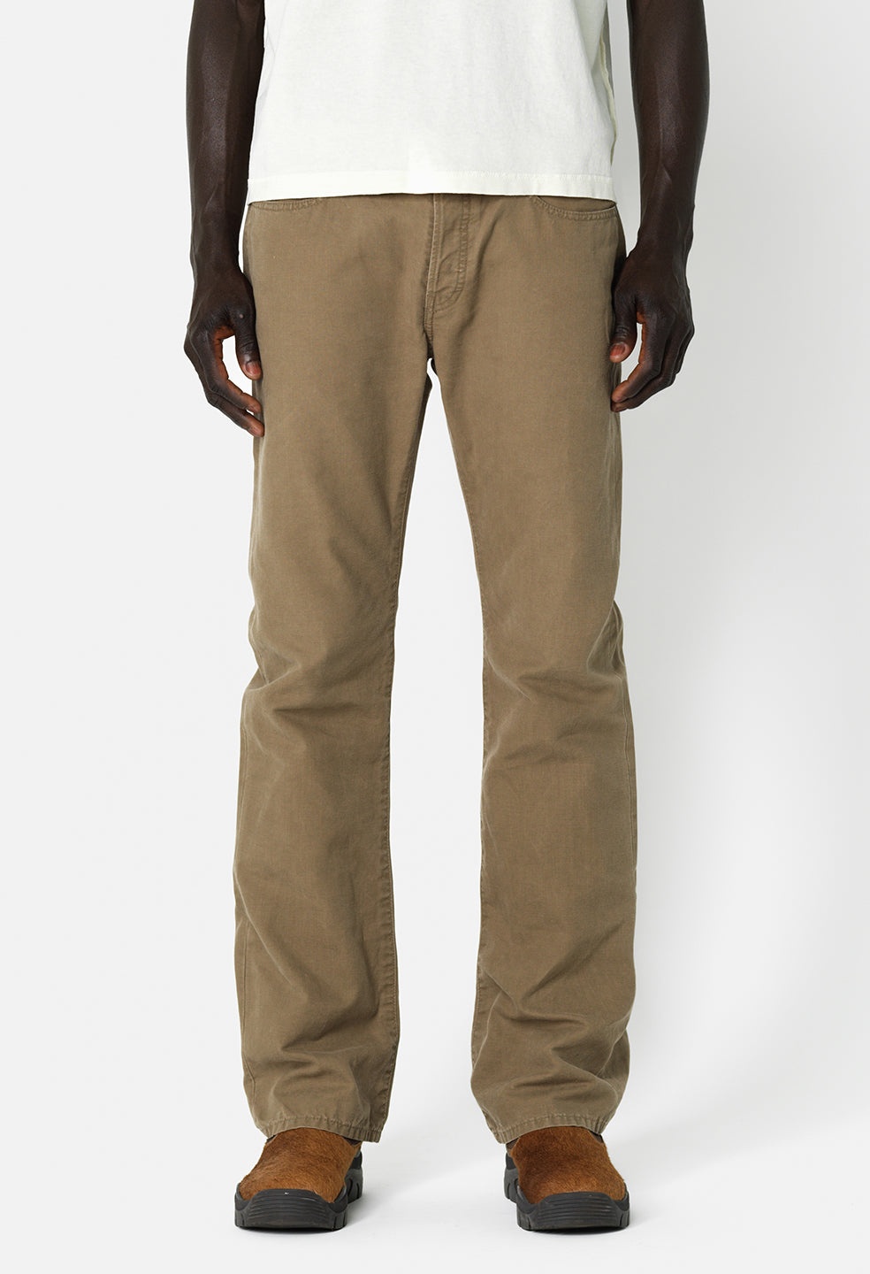 WASHED CANVAS CARIBOU BOOT-CUT - 3