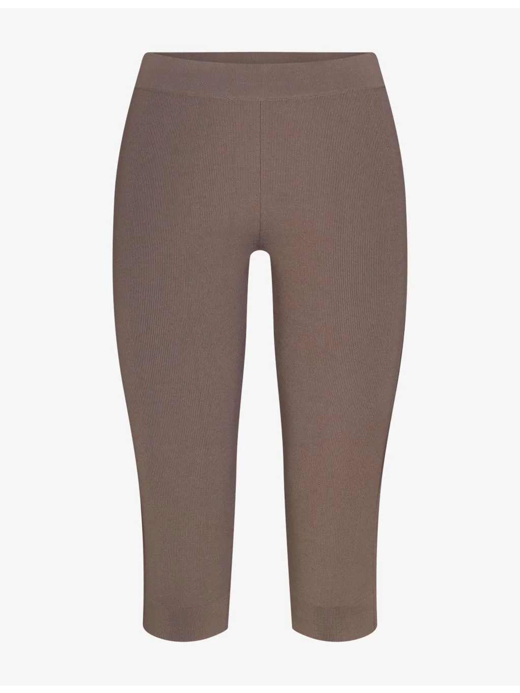 Refined Knit High-Waist Capri Leggings - 1