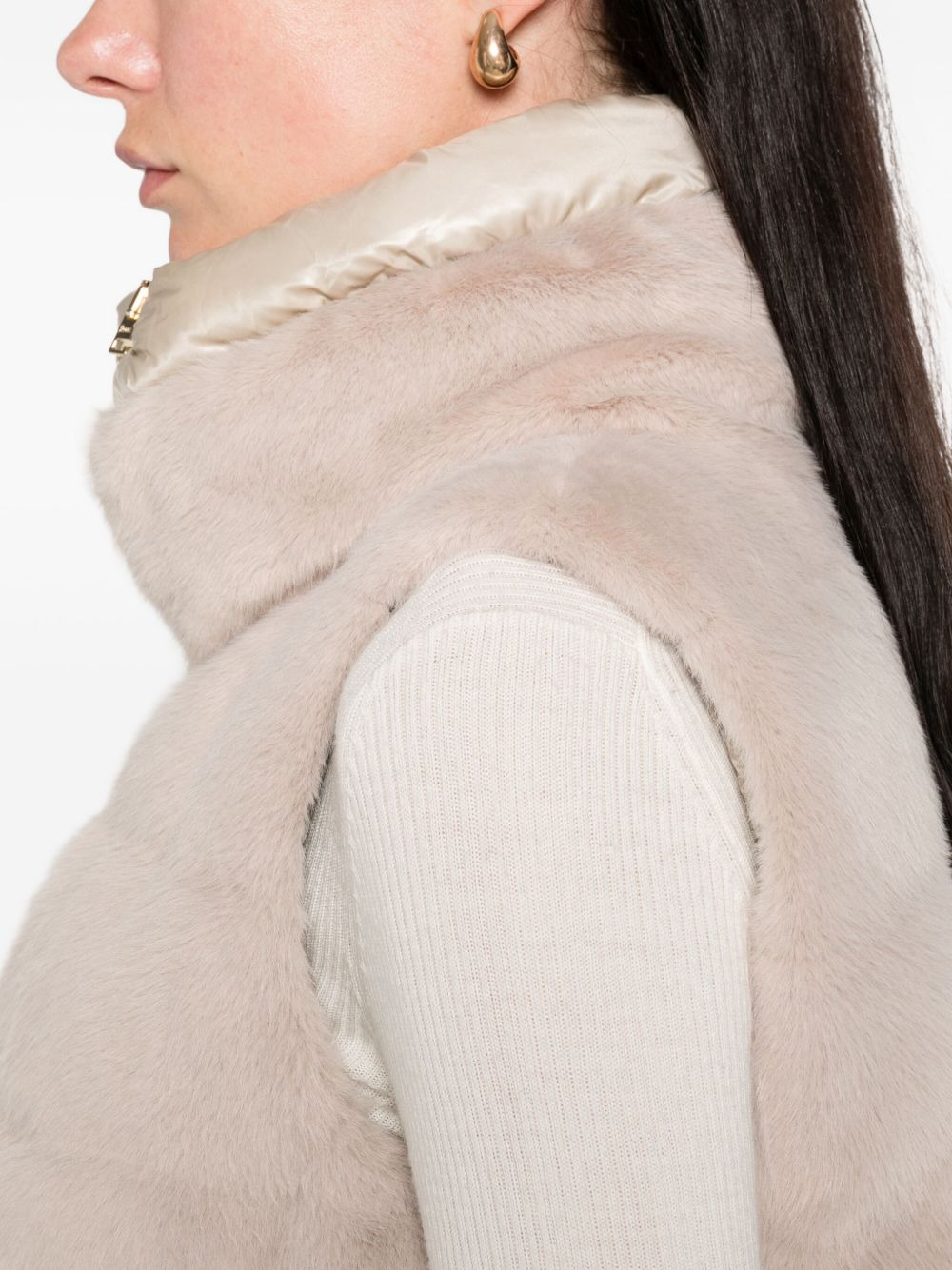 quilted padded gilet - 5