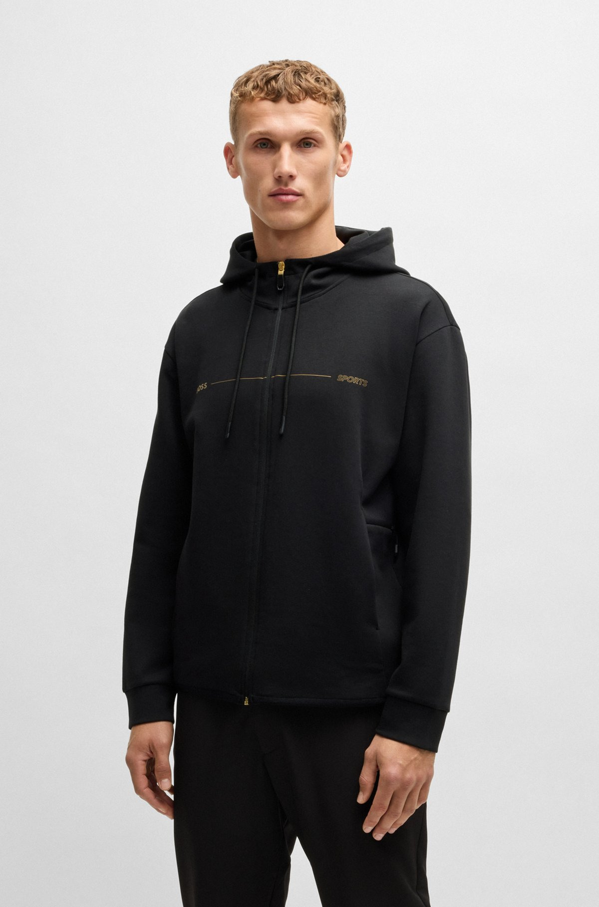 ZIP-UP HOODIE WITH PRINTED ARTWORK - 2