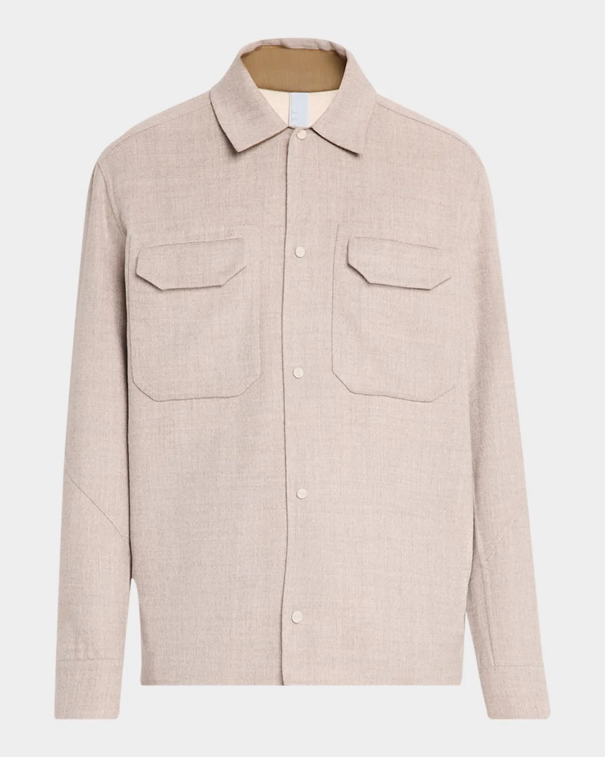 Men's Double Wool-Cashmere Overshirt - 1