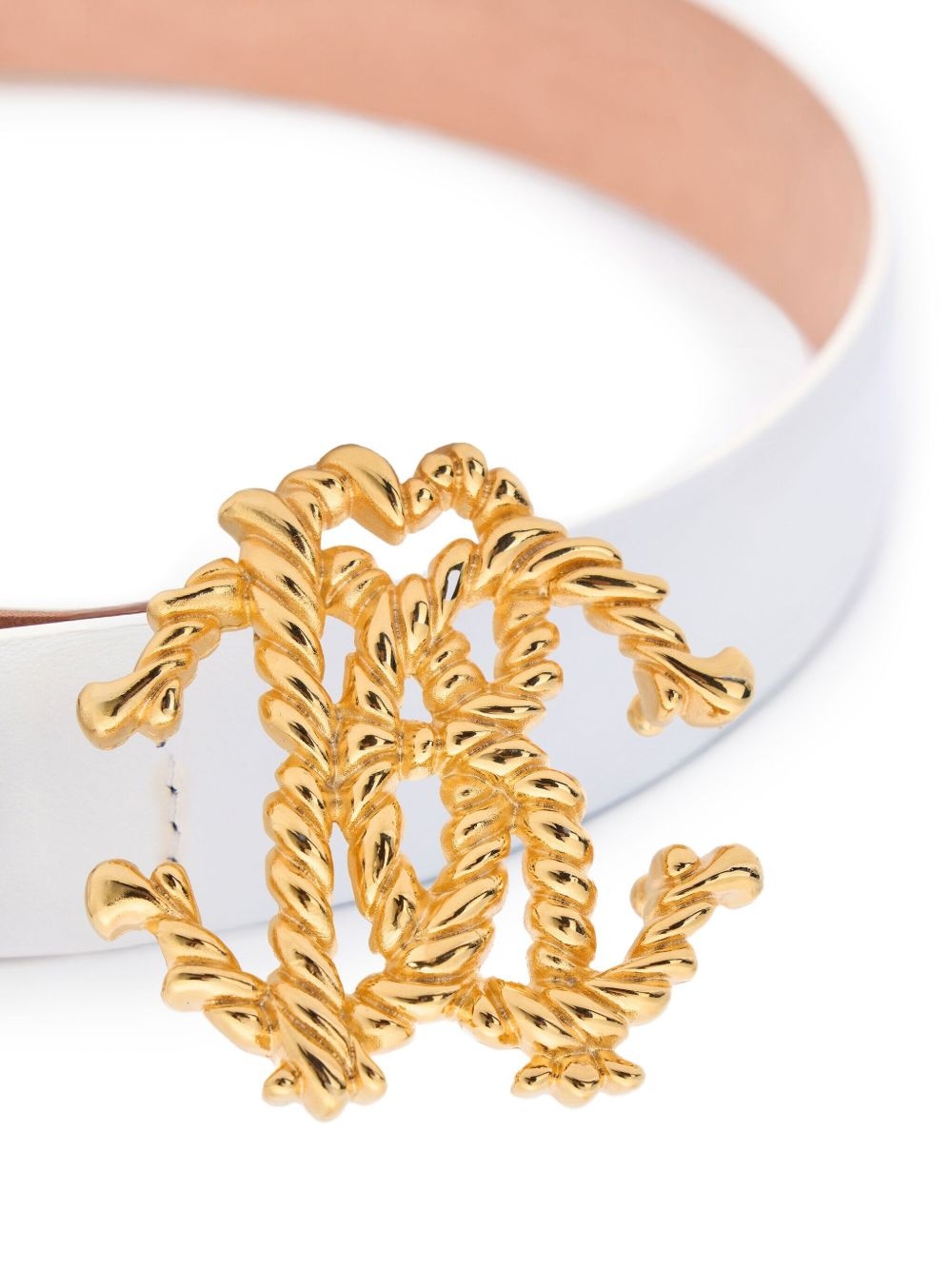 twisted-logo belt - 3