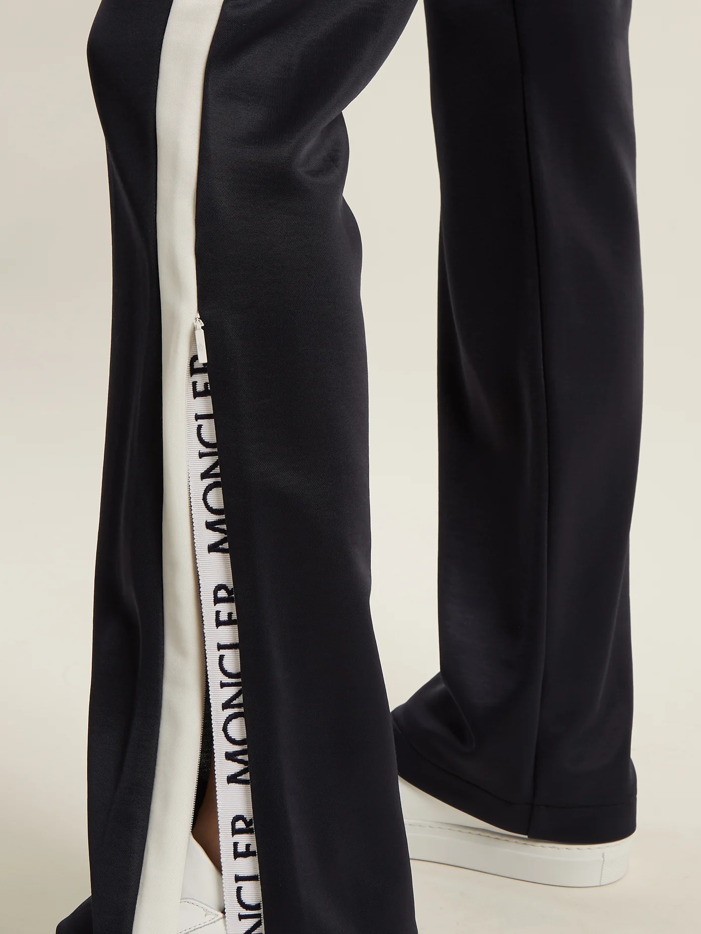 Side-stripe jersey track pants - 5