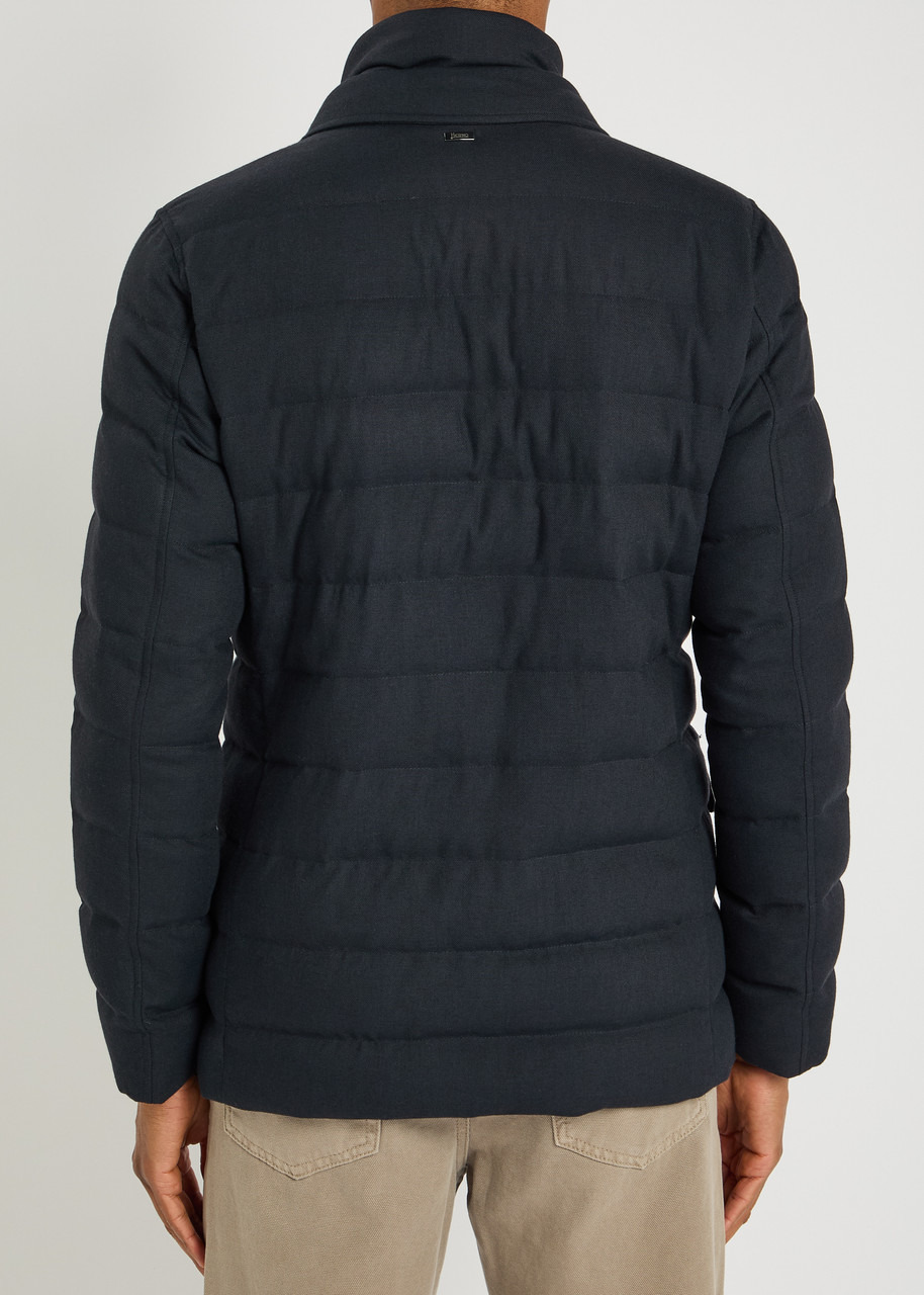 Herno Padded Woven Coat - 5