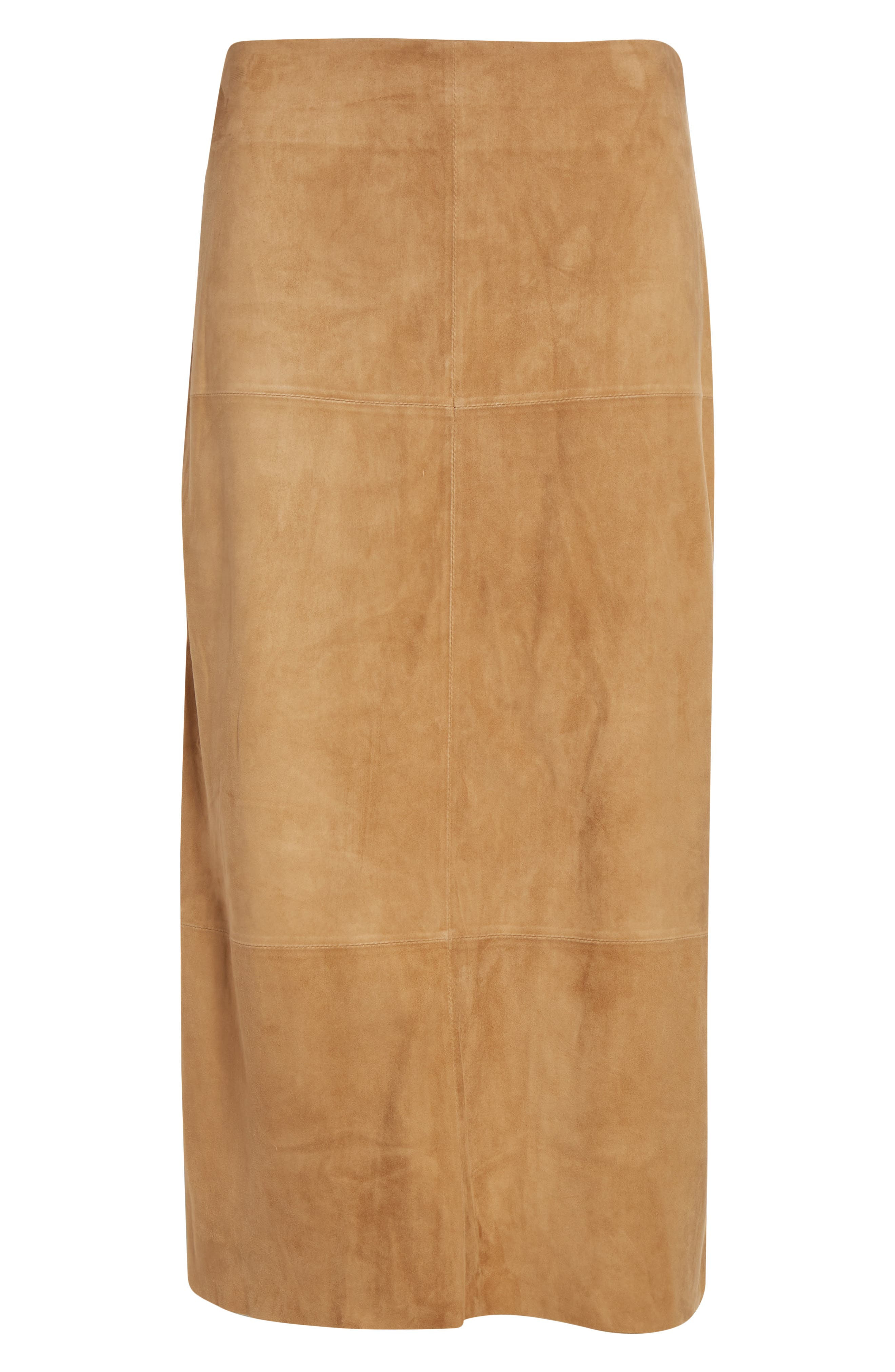 Proenza Schouler Nadia Suede Midi Skirt in Pony at Nordstrom - 5