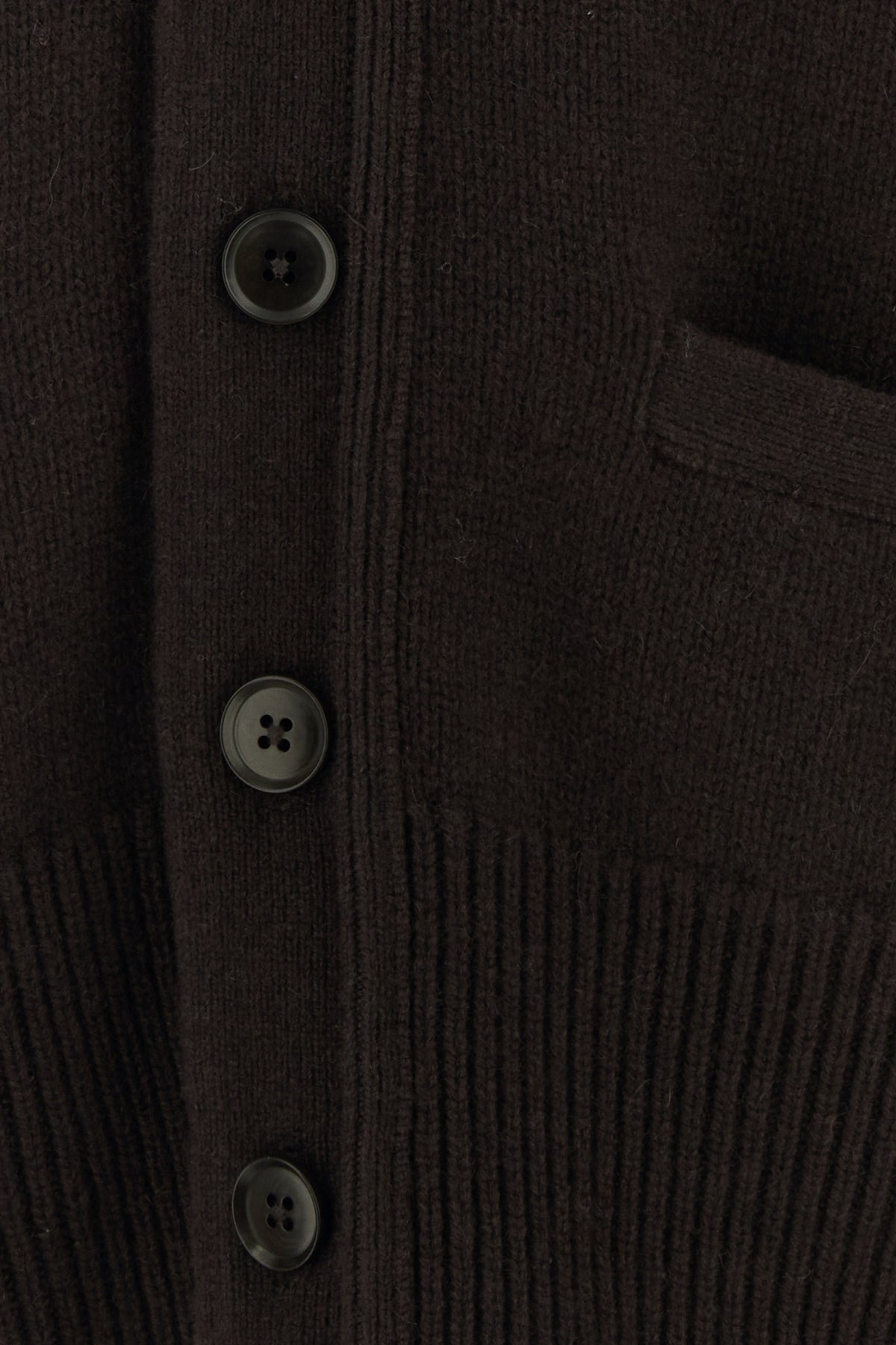 Brown cashmere cardigan - 3