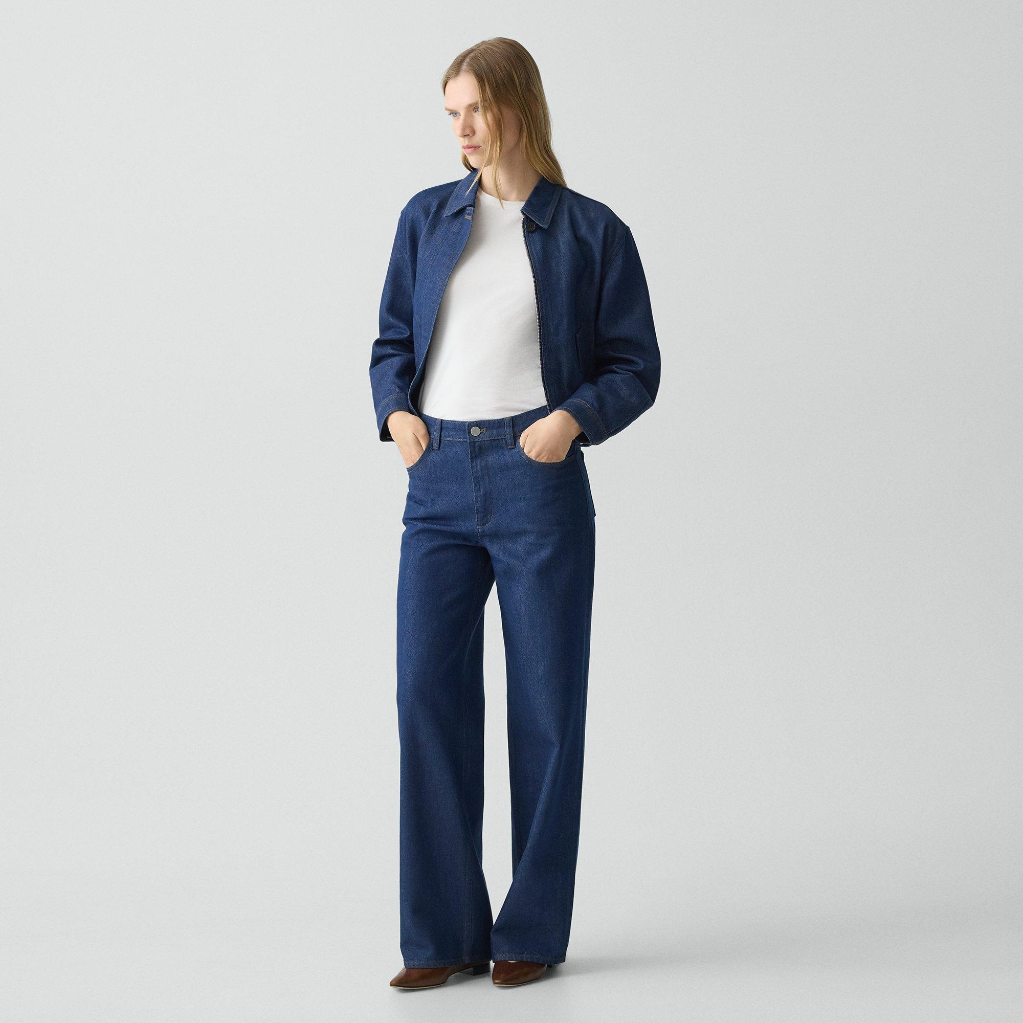 Straight-Leg Five-Pocket Pant in Relaxed Denim - 3