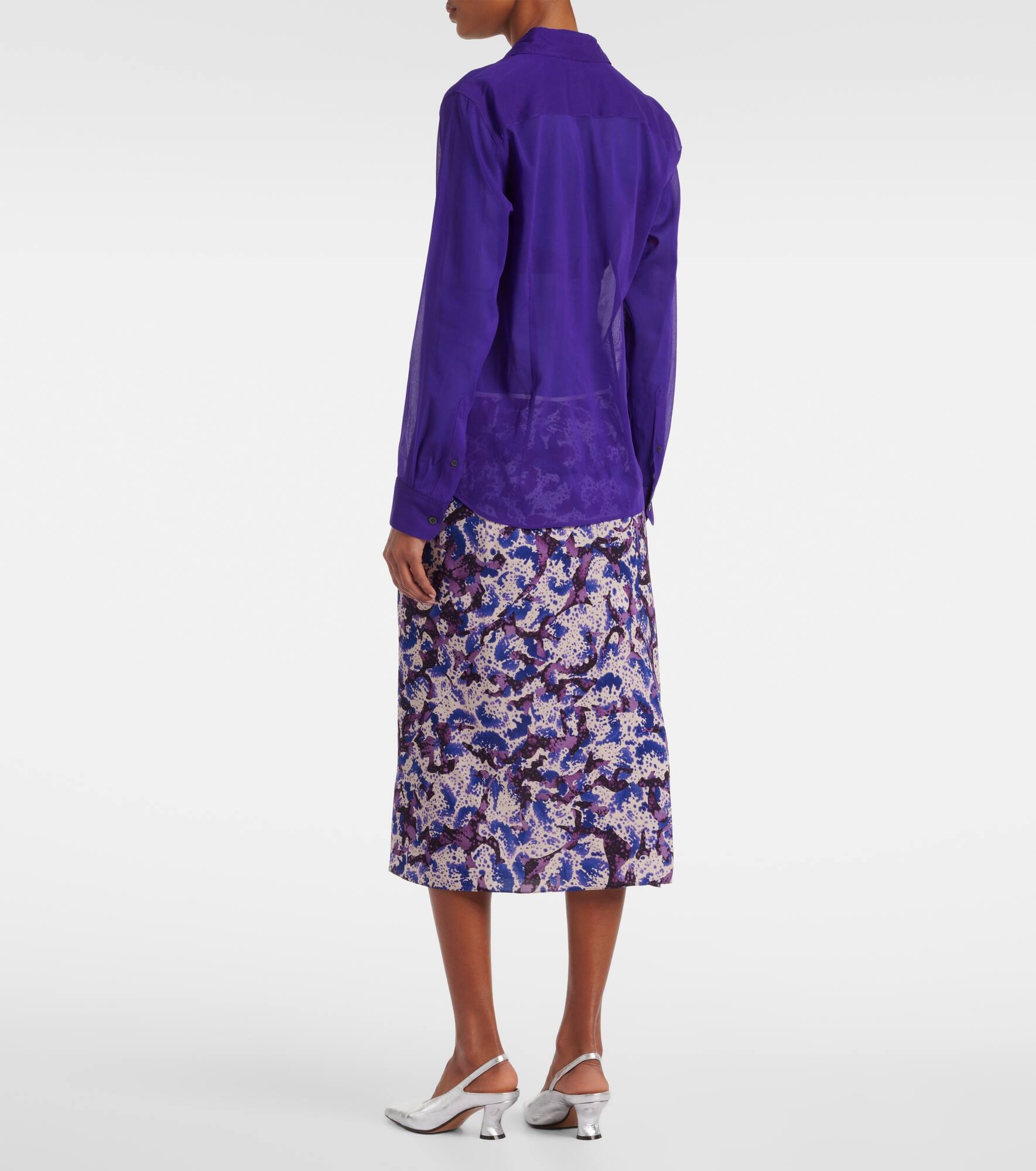 Silk-blend shirt - 3