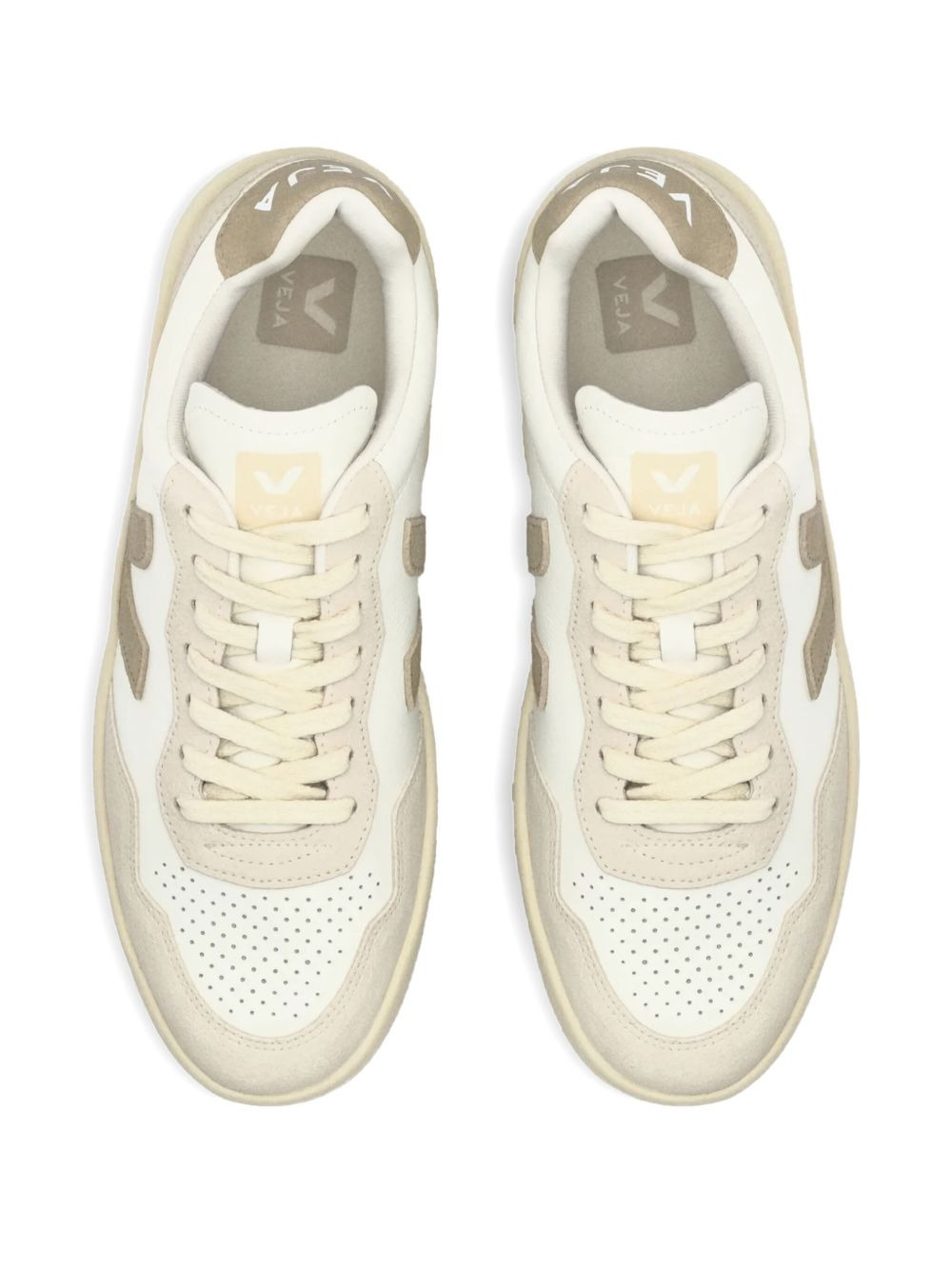 leather suede trainers - 4