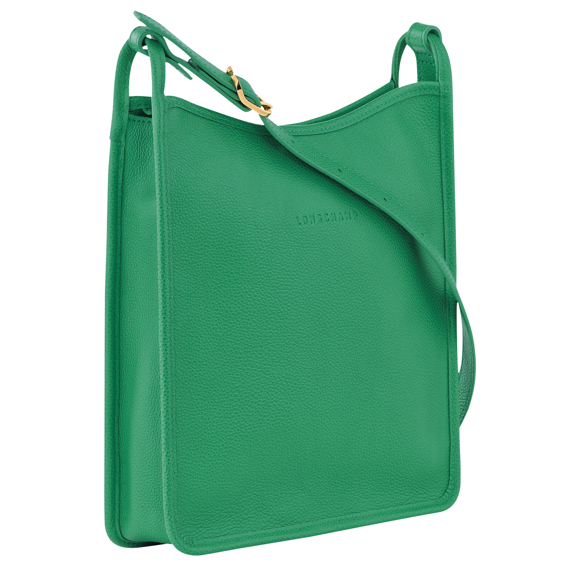Le Foulonné M Crossbody bag Green - Leather - 3