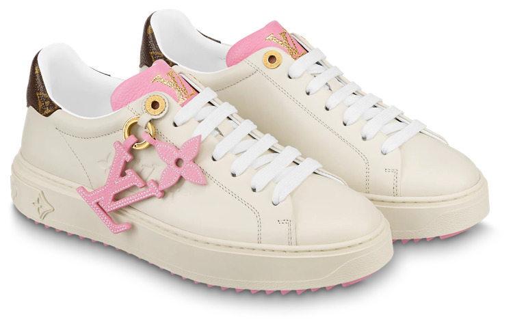 (WMNS) LOUIS VUITTON Time Out Sneakers 'Beige Pink' 1ABB5S - 2