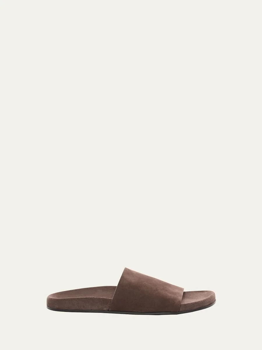 Men's Hugh Suede Slide Sandals - 1