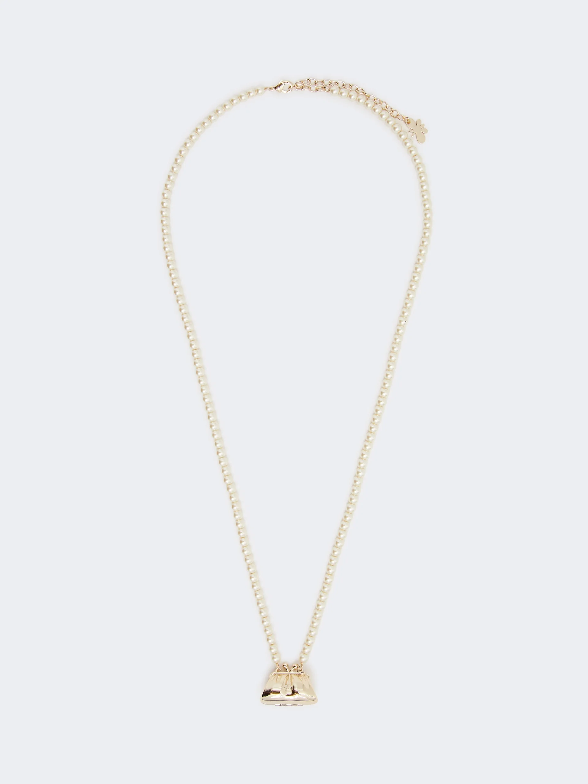 PASTICCINOC3 Necklace with beads and Pasticcino Bag pendant - GOLD - 1
