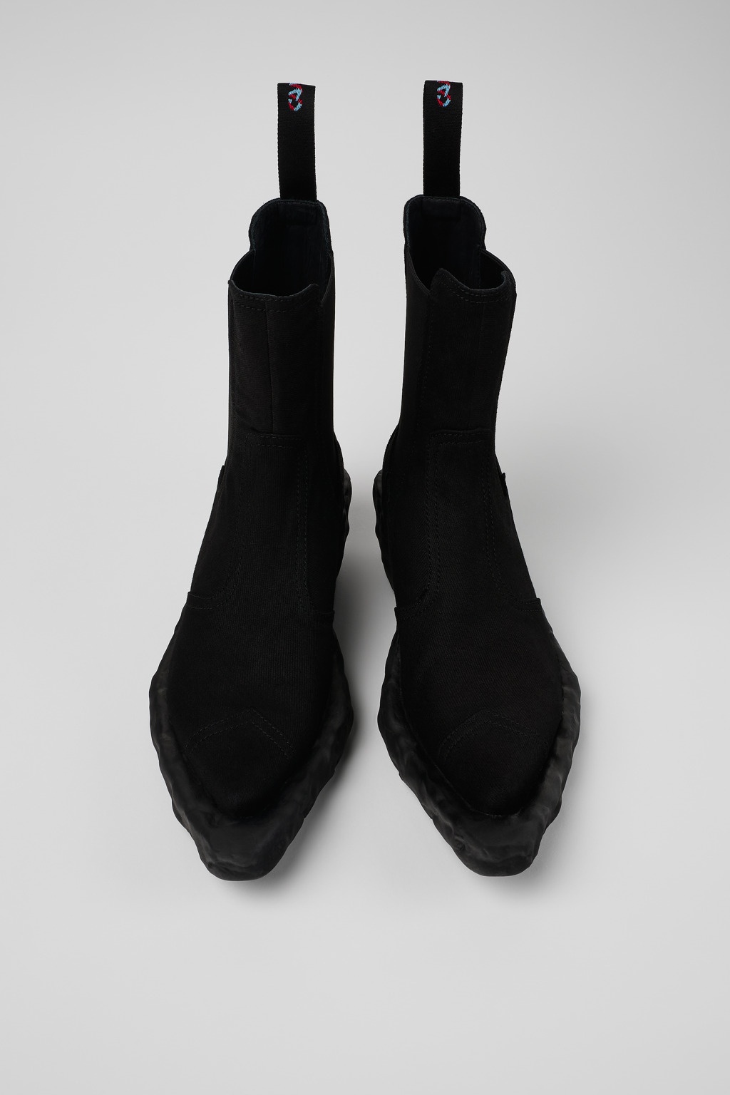 Black Textile Chelsea Bootie - 4