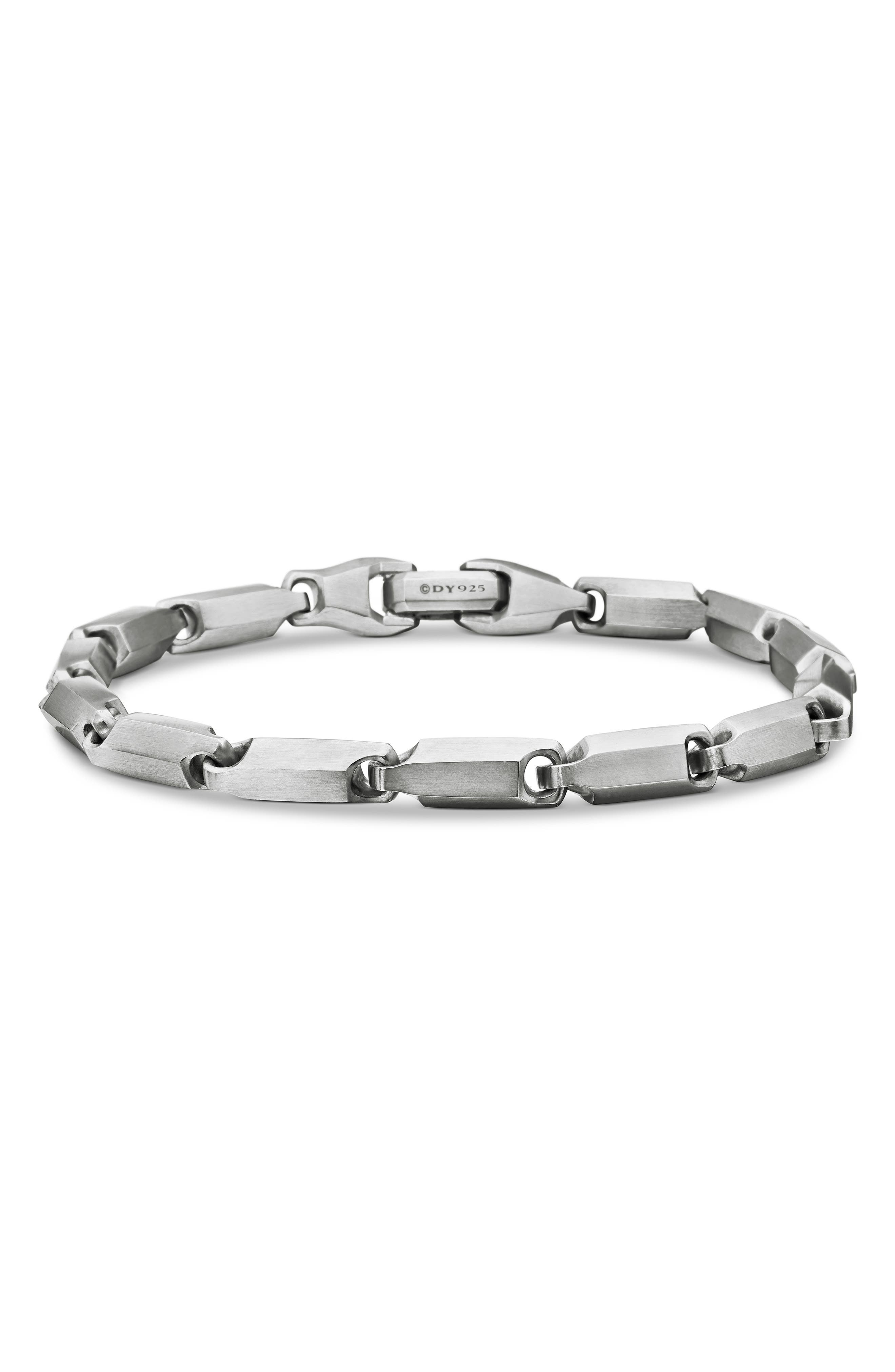 David Yurman Faceted Link Bracelet, 3mm in Sterling Silver at Nordstrom - 1