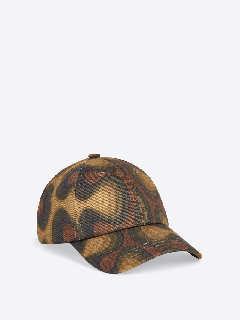 Dries Van Noten PRINTED COTTON CAP outlook