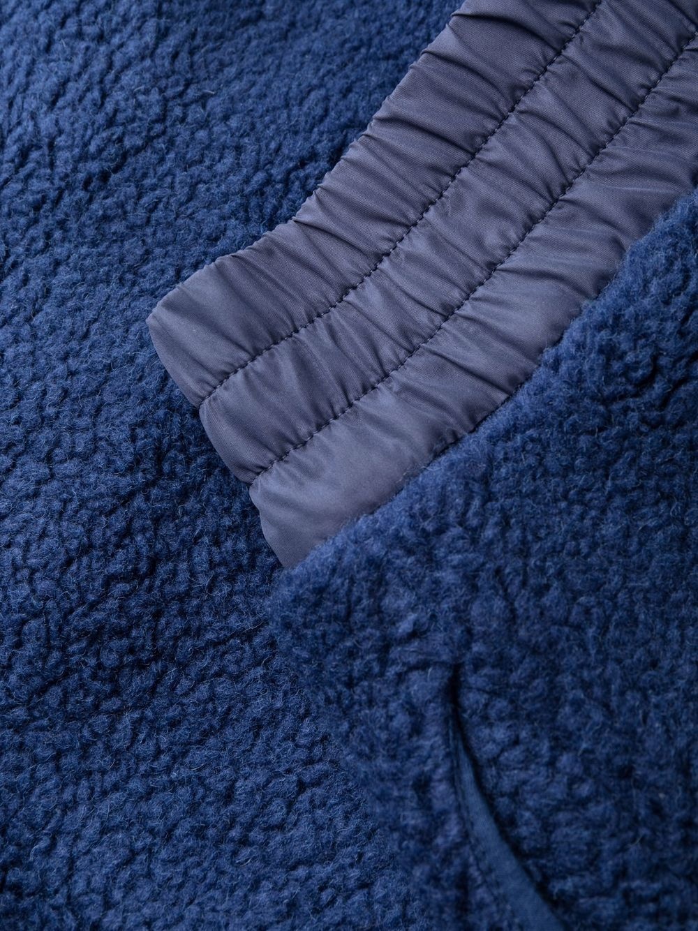fleece straight-leg track pants - 7