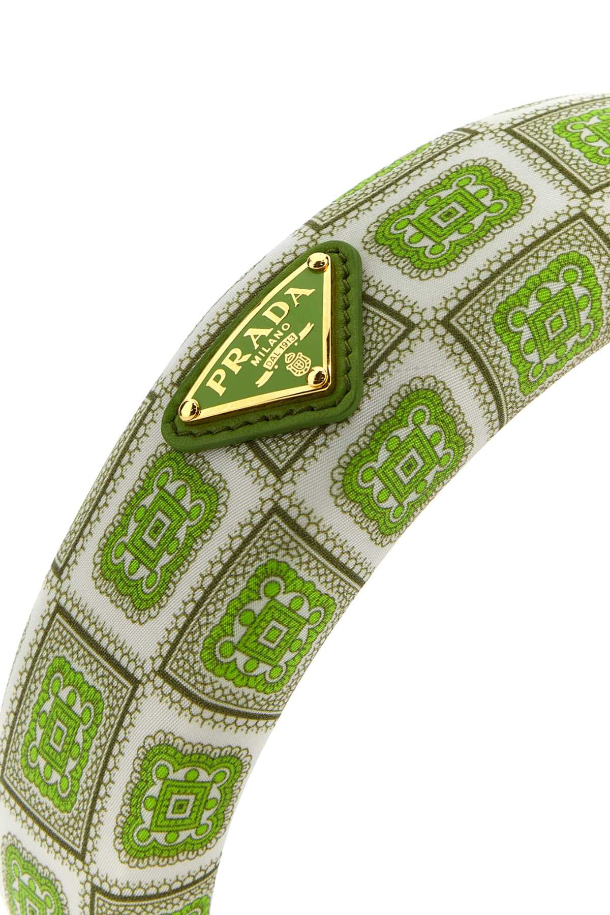 Prada Women Printed Twill Headband - 2