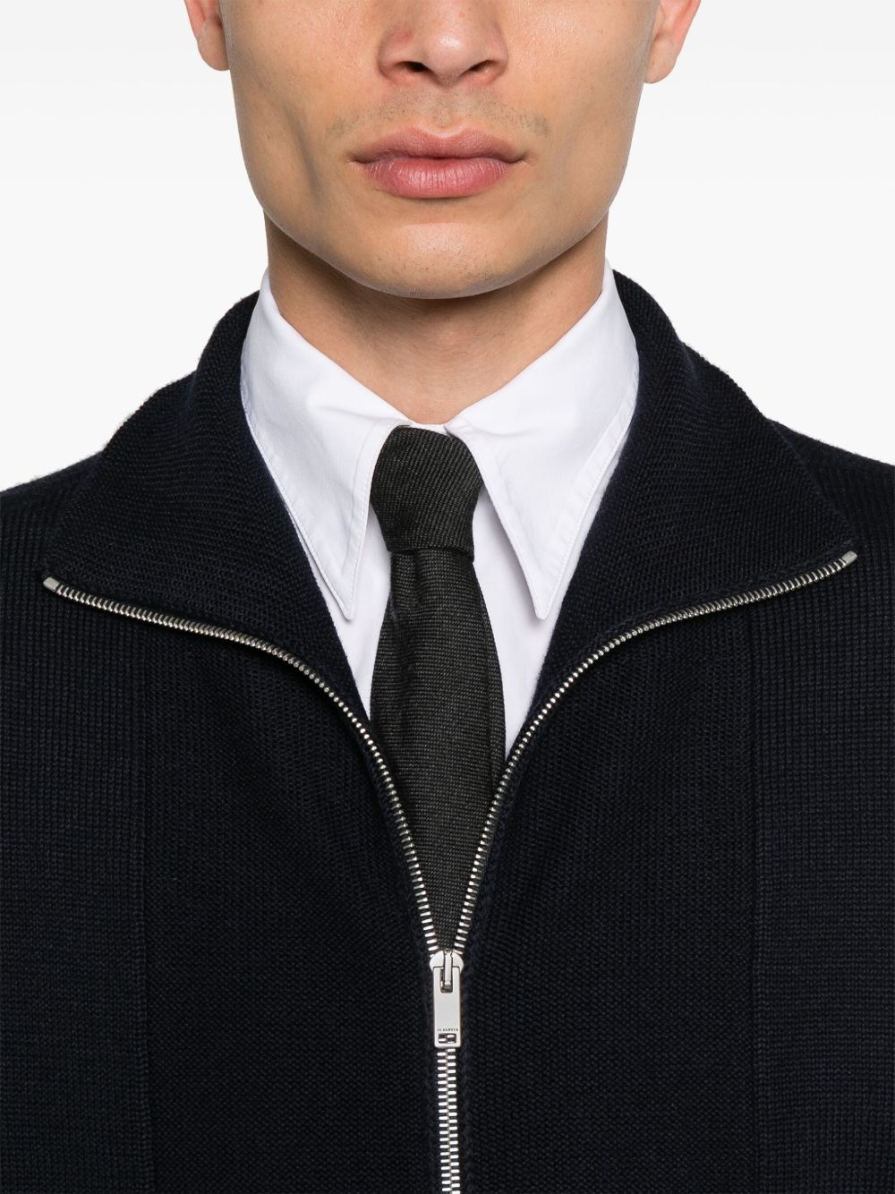 zip-up cardigan - 5