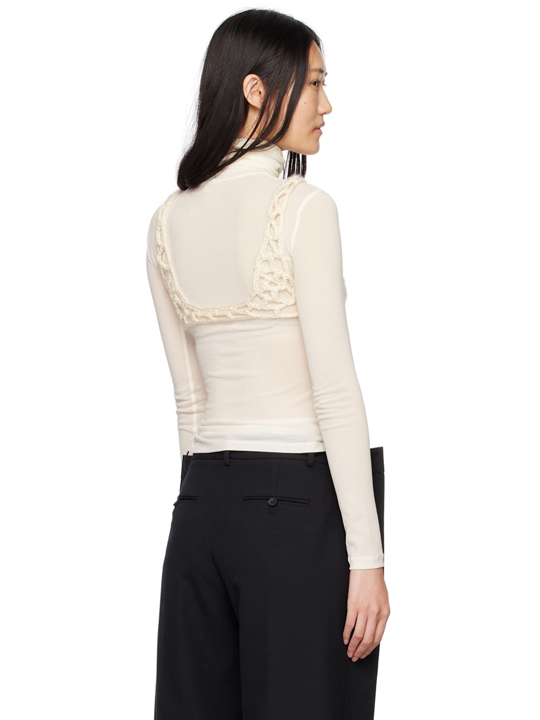 Off-White Net Bra Turtleneck - 3