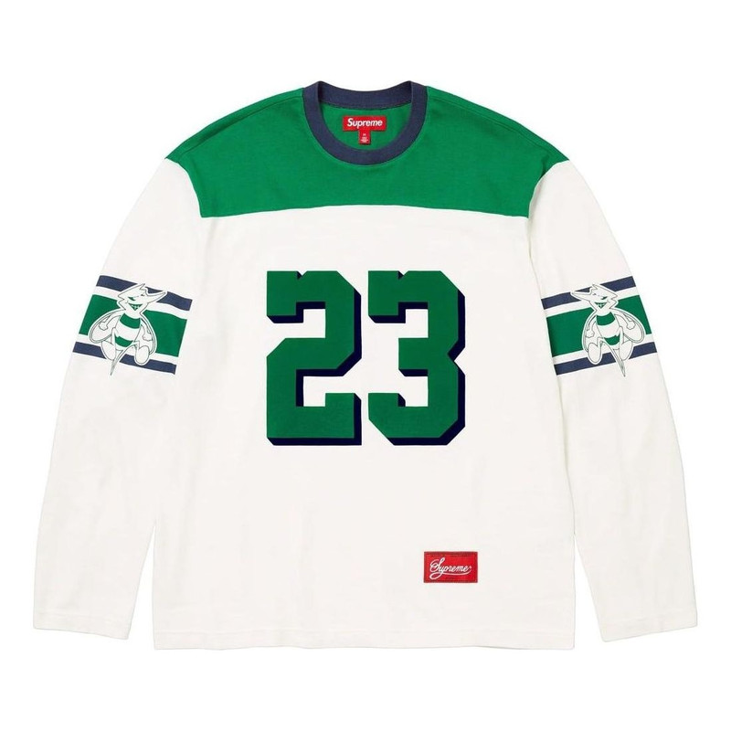 Supreme FW23 Week11 Bumblebee Long Sleeve Jersey 'Green' SUP-FW23-189 - 1