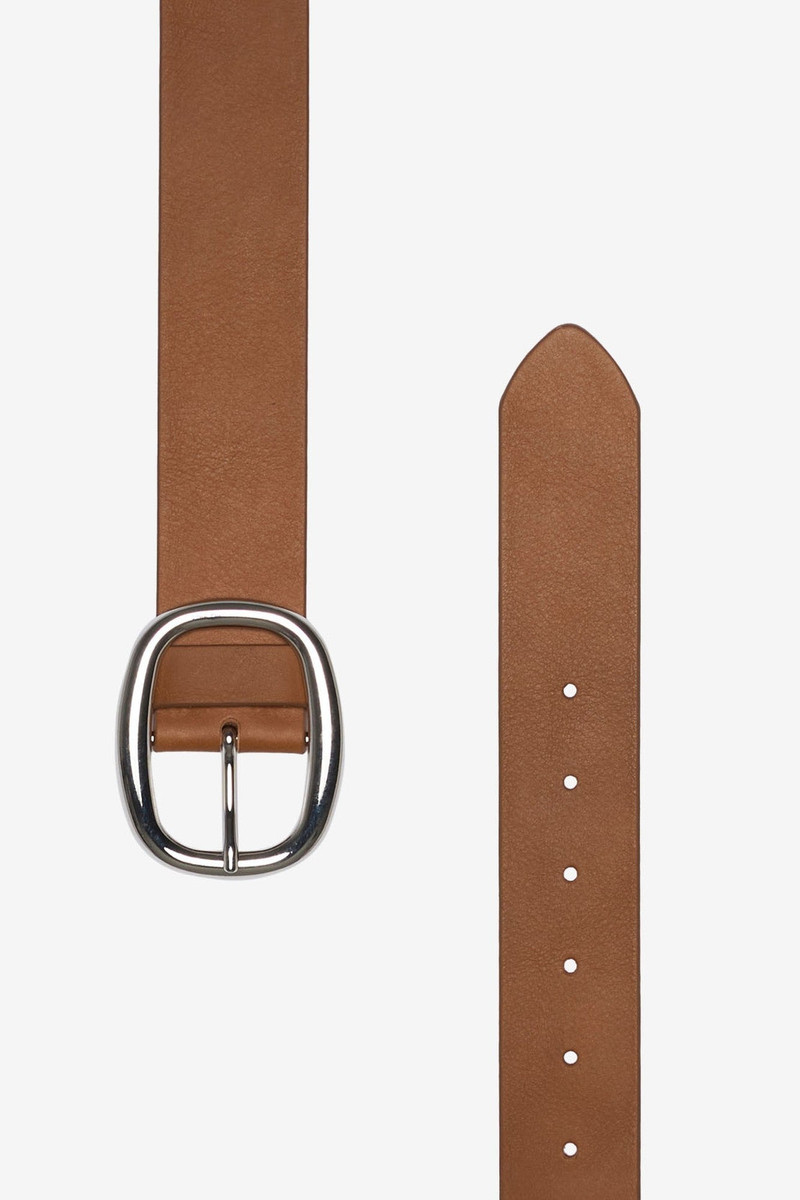 ROUND CLASSIC BELT in Leather 3