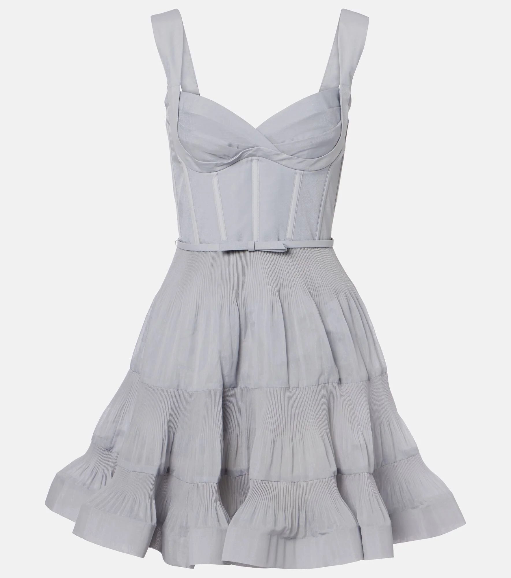 Pleated bustier dress - 1